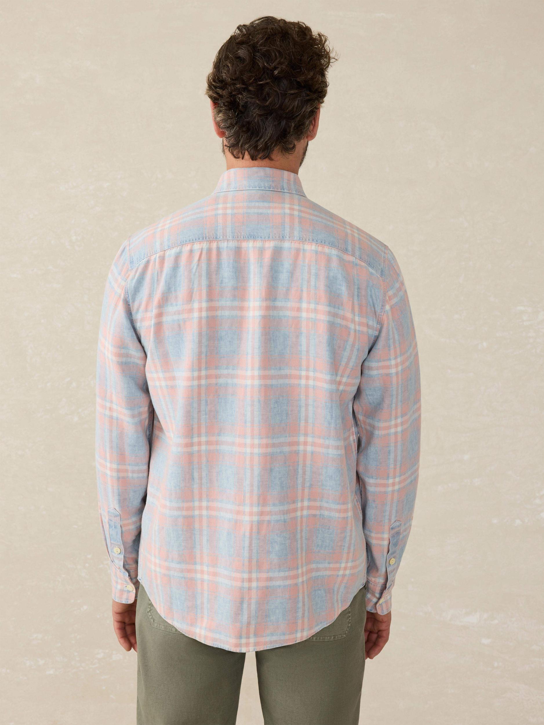 Tried & True Chambray Workshirt - Coral Bay Plaid Male Product Image