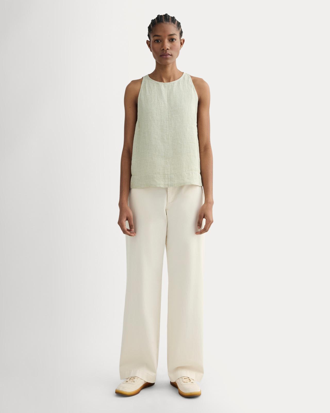 Womens Linen High-Neck Tank by Everlane Product Image