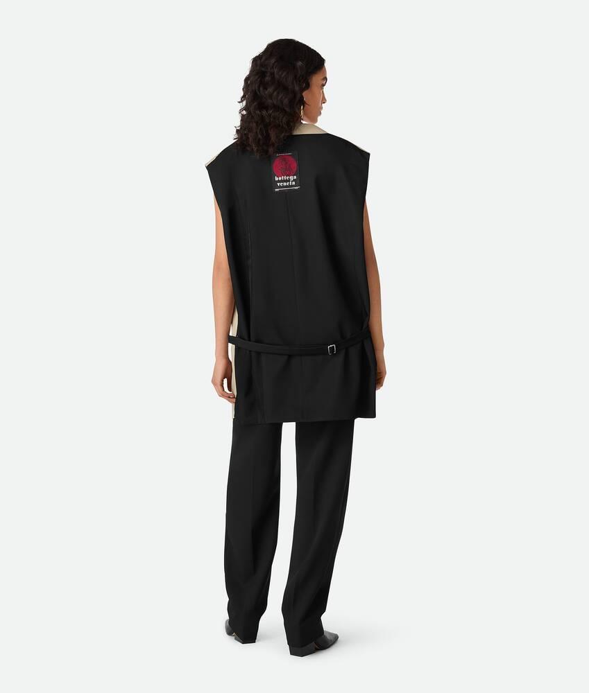 Women's Leather Gilet in Sahara Product Image