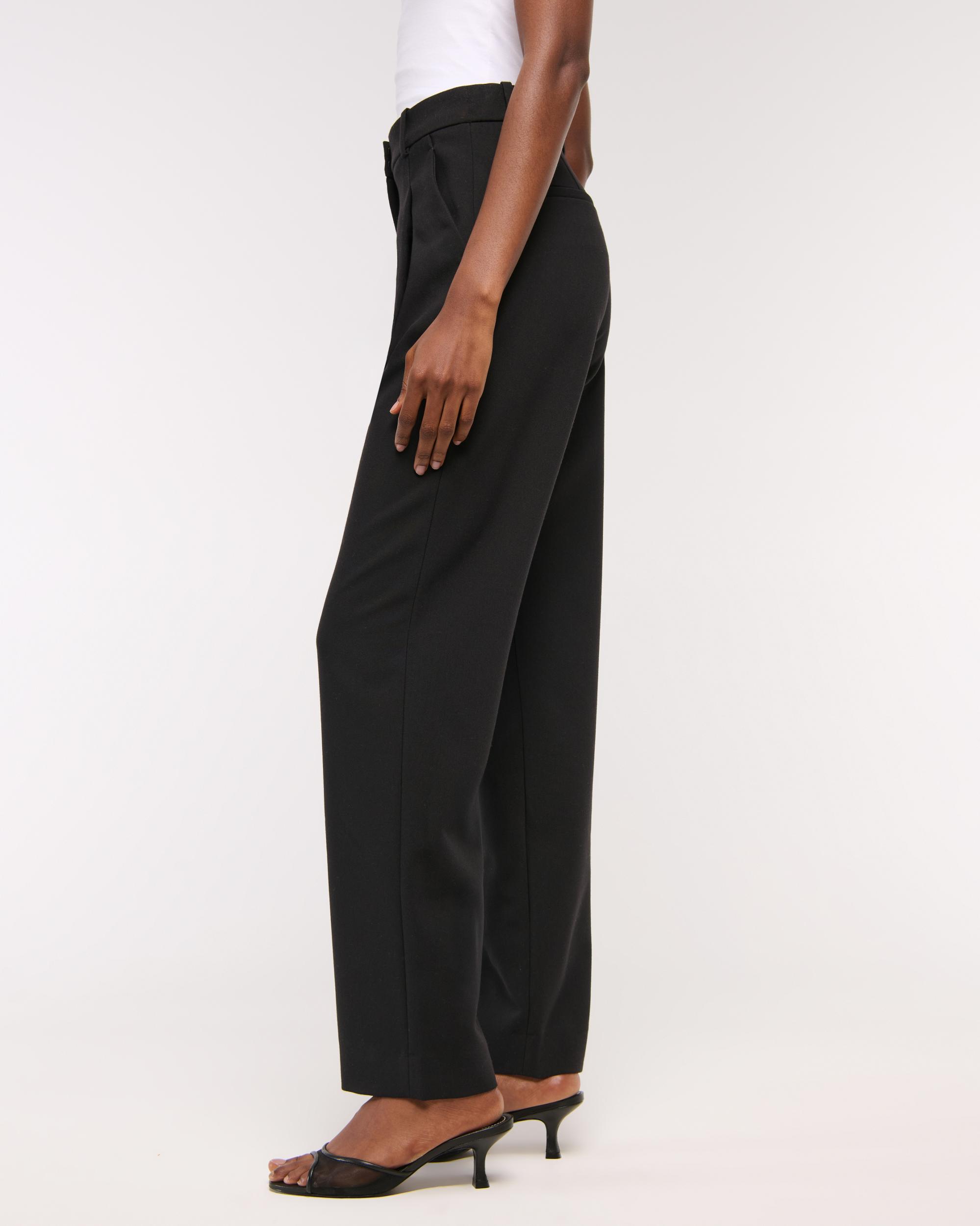 A&F Quinn Tailored Straight Pant Product Image