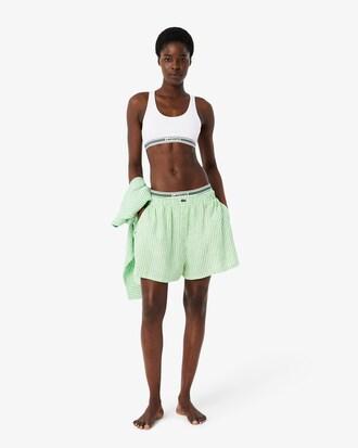 Contrast Band Stretch Cotton Bralette Product Image