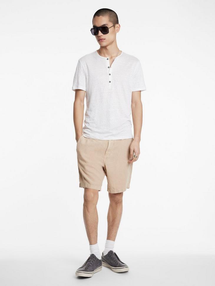 John Varvatos Bleeker Henley Tee Product Image