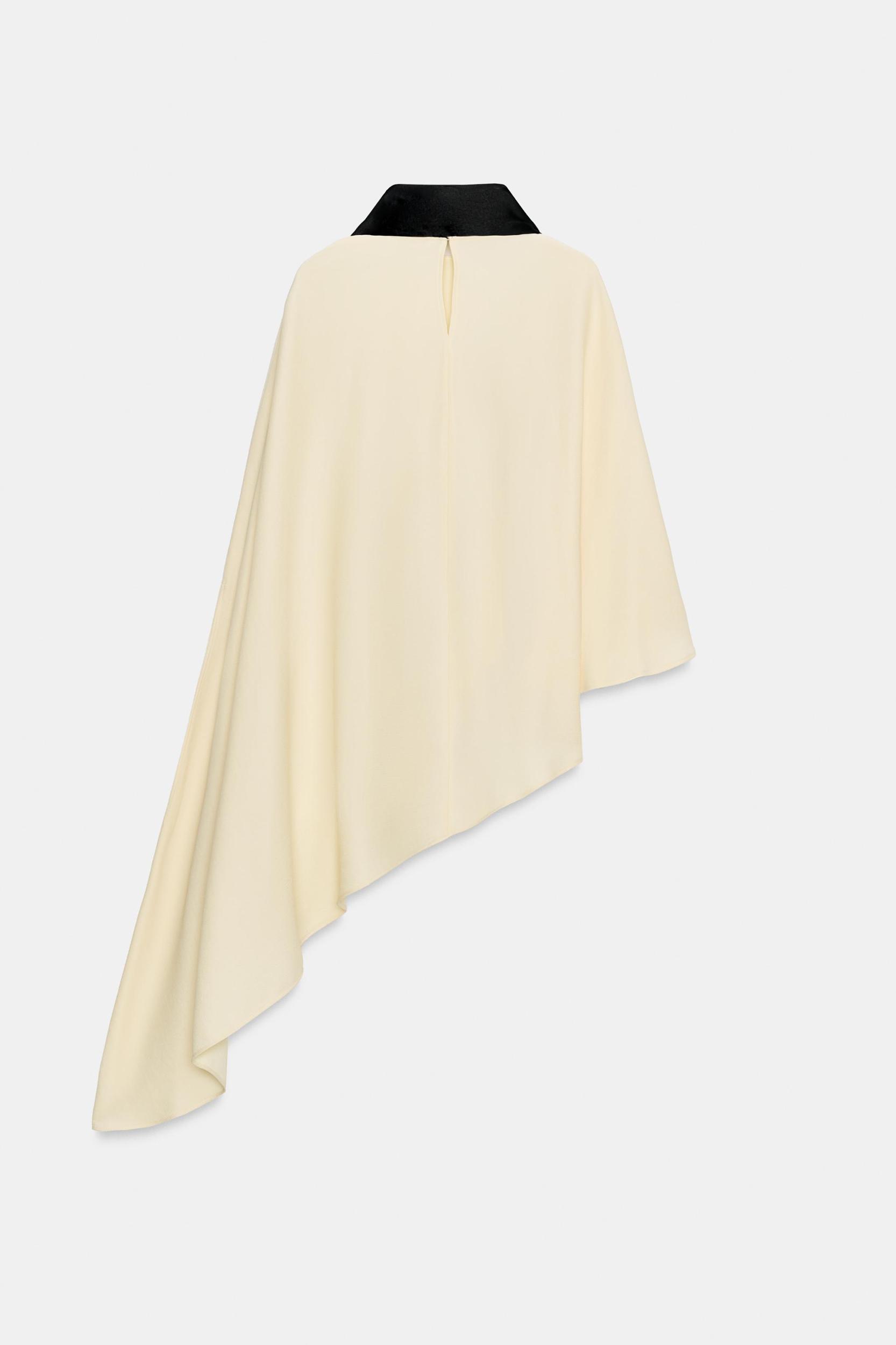 ZW COLLECTION ASYMMETRIC SCARF BLOUSE Product Image