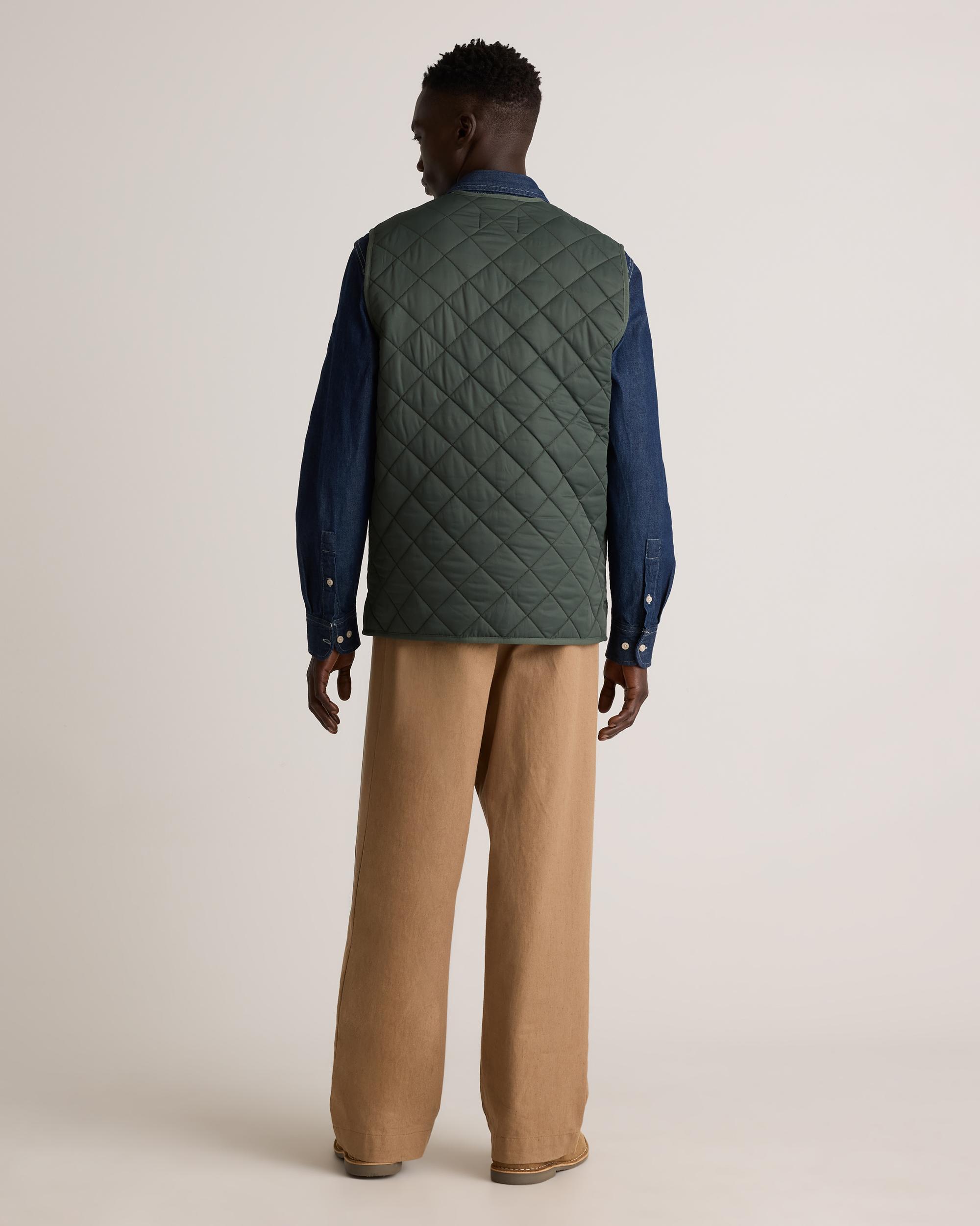 Quince | Men's Featherless Quilted Fleece-Lined Liner Vest Nylon Product Image