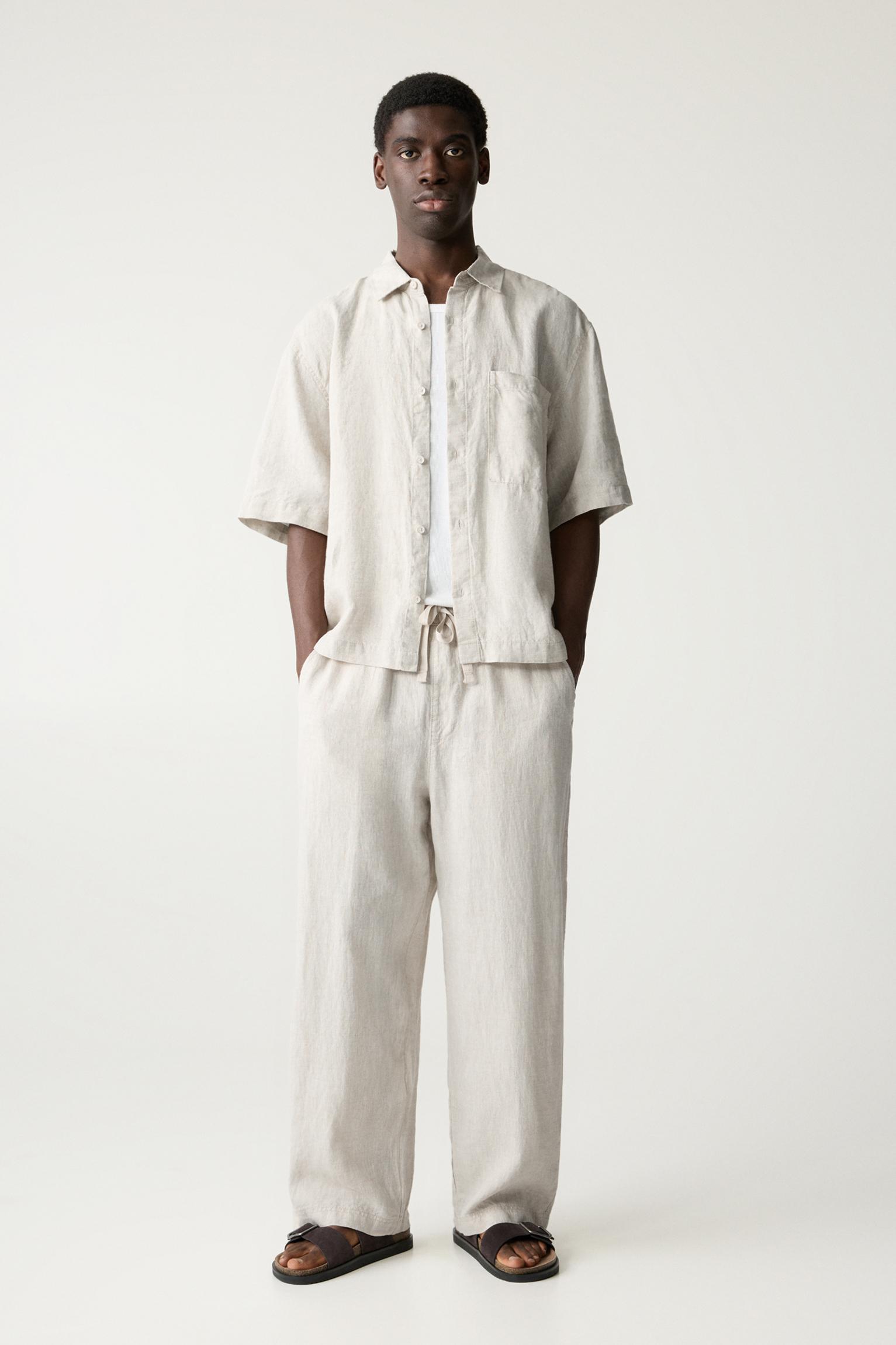Linen joggers Product Image