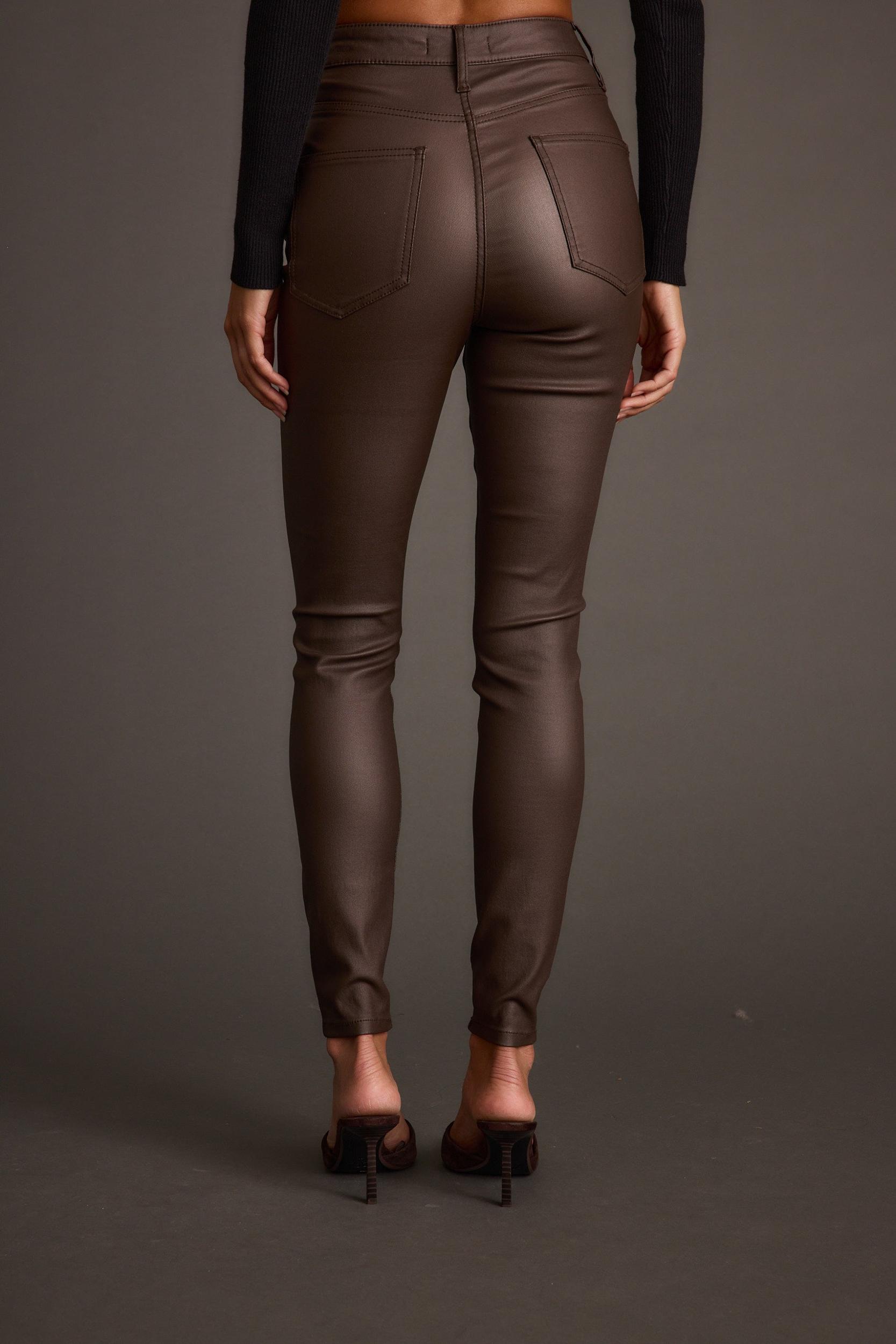 Nixon Mocha Coated Pants Product Image