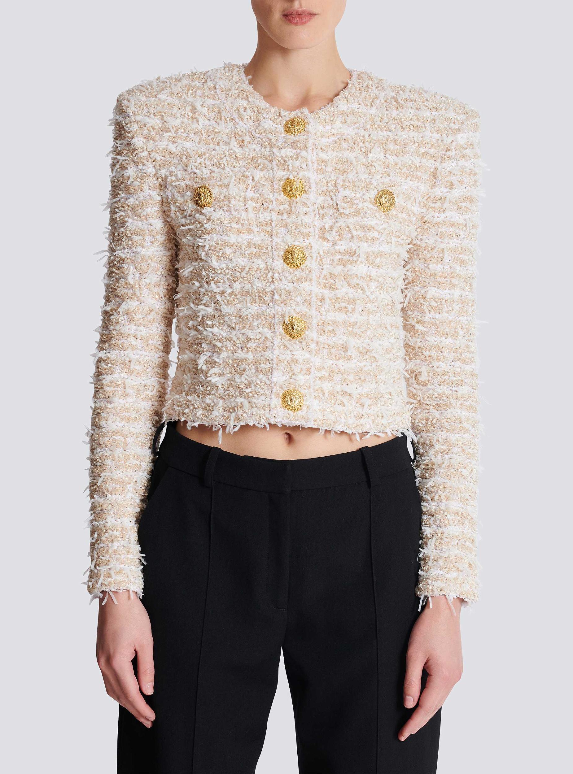 Cropped tweed jacket Product Image