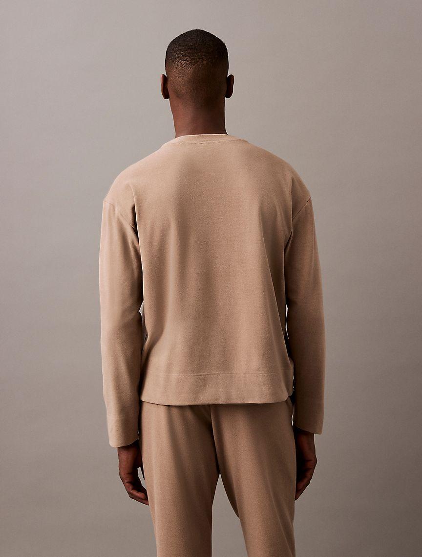 Plush Fleece Relaxed Sweatshirt Product Image