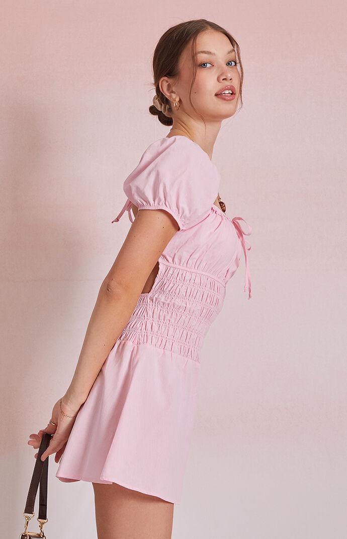 Jane Puff Sleeve Mini Dress Product Image