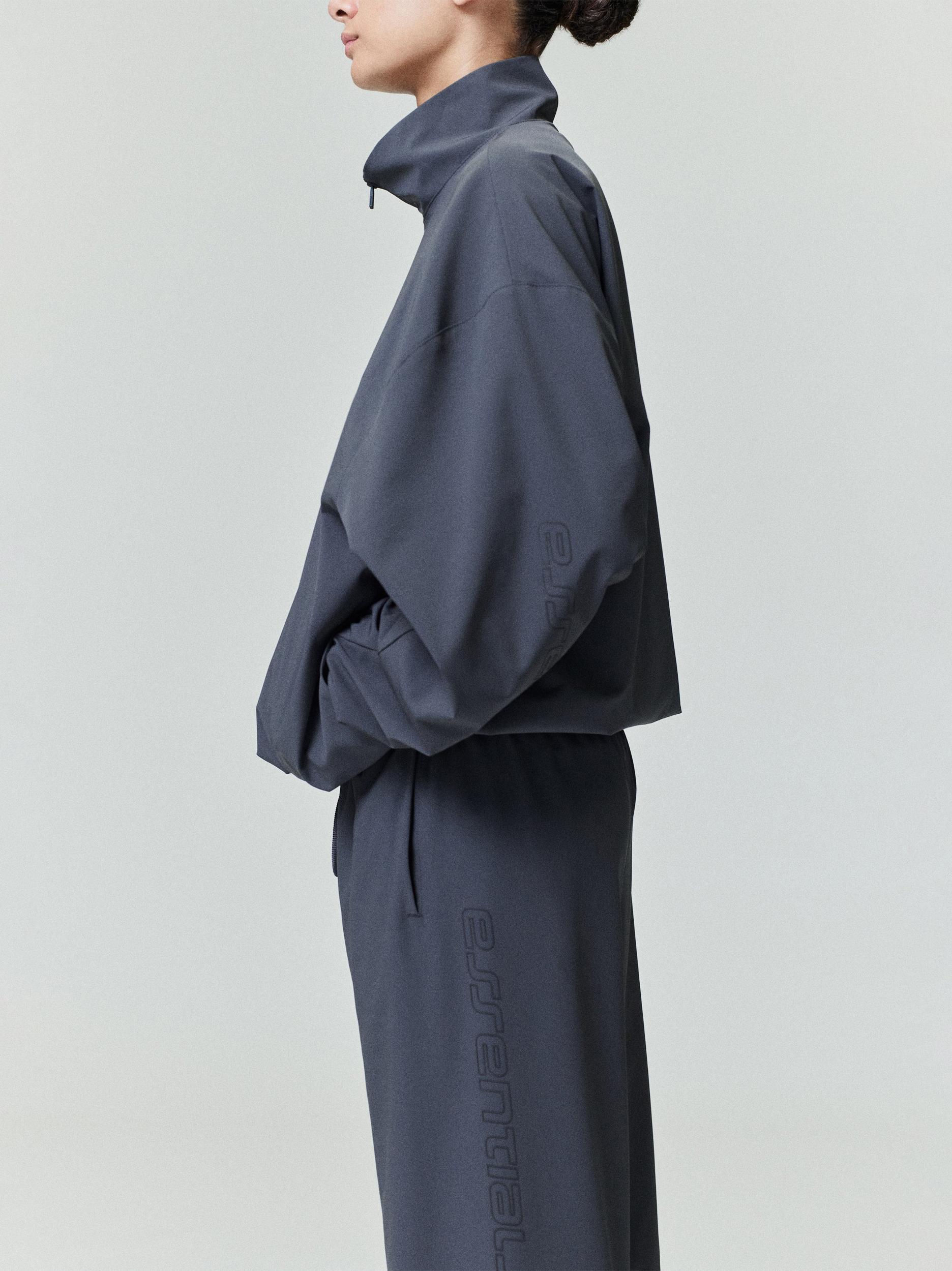 Womens Nylon Half Zip Track Jacket Female Product Image