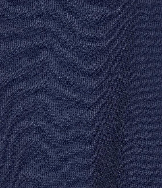 Roundtree & Yorke Long Sleeve Solid Waffle Henley Shirt Product Image
