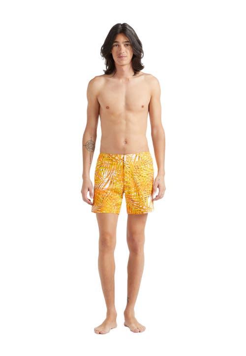 Vilebrequin Men's Palm Leaves Stretch Flat Belted Swim Shorts Product Image