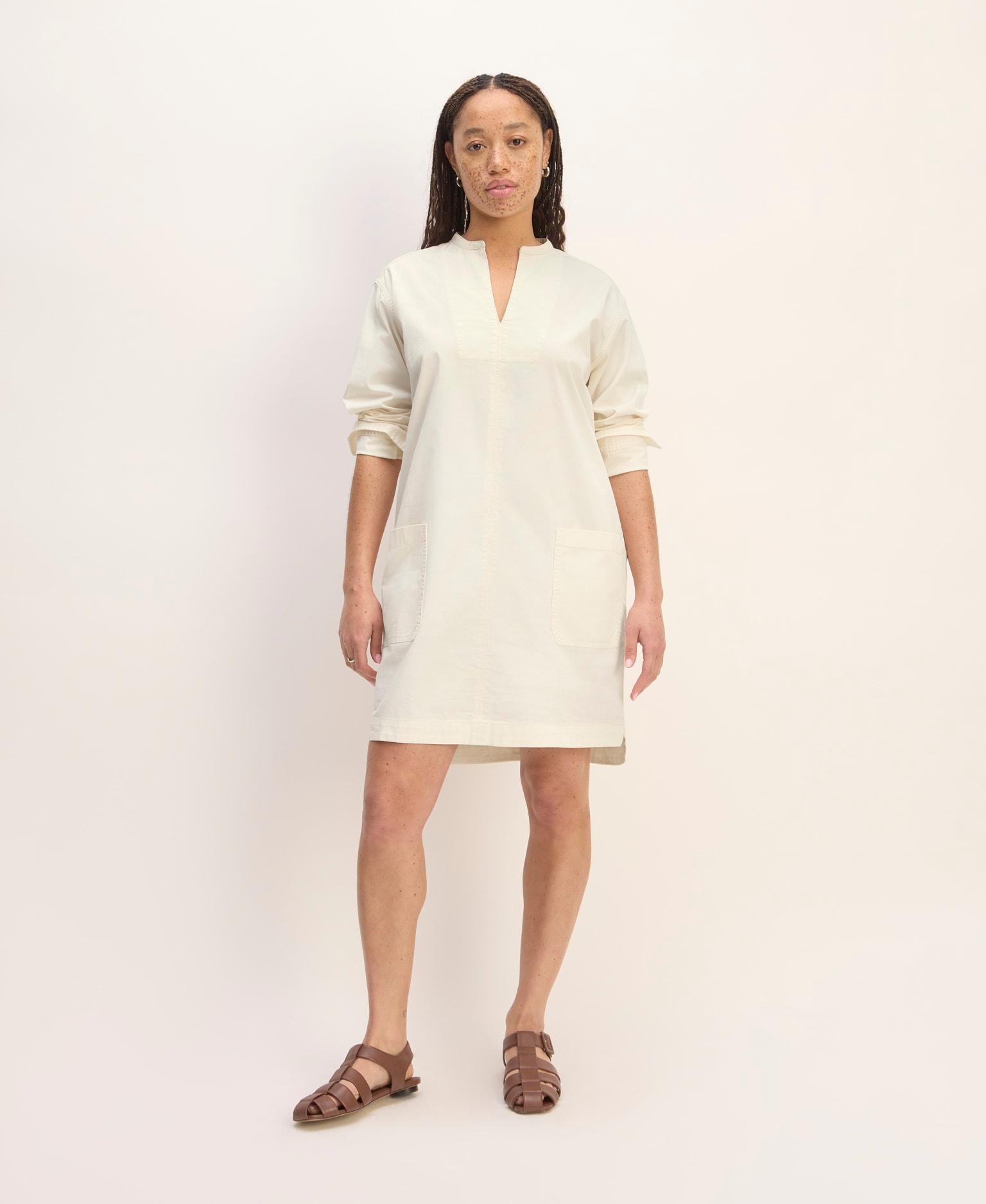 Womens Long-Sleeve Utility Mini Dress by Everlane Product Image
