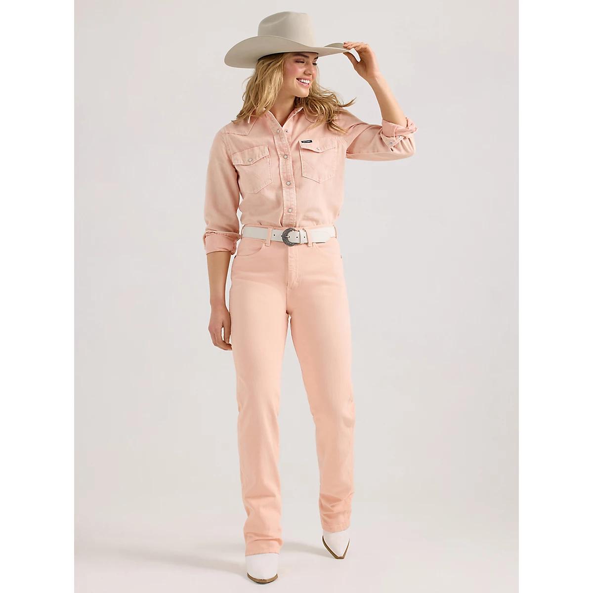 Women's Wrangler Retro® Bailey High Rise Colorwash Bootcut Jean in Audrey Product Image