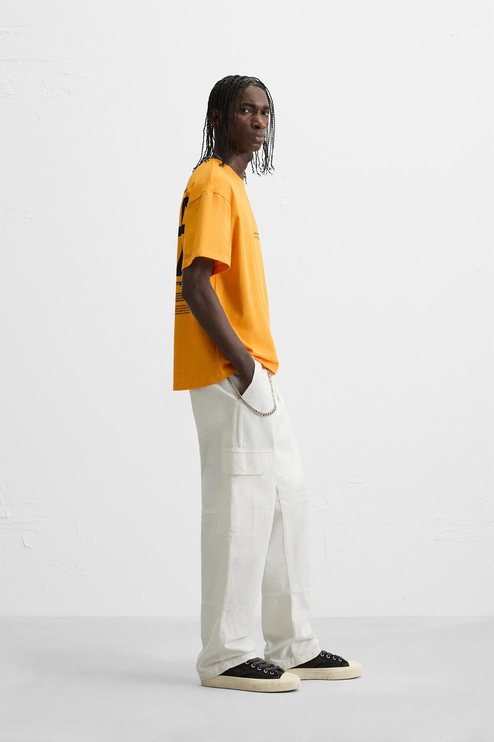 PRINTED TEXT T-SHIRT Product Image