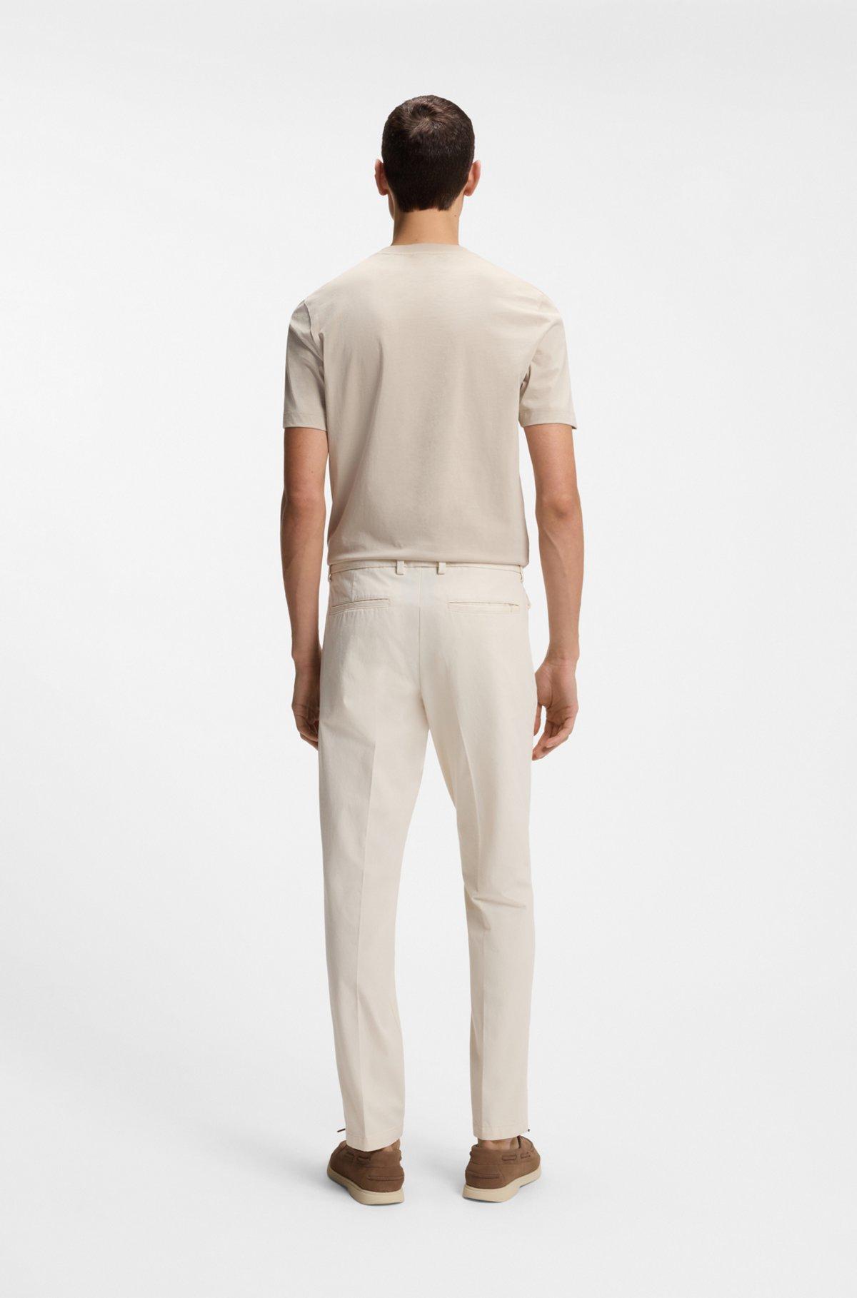 Slim-fit pants in a stretch-cotton blend Product Image