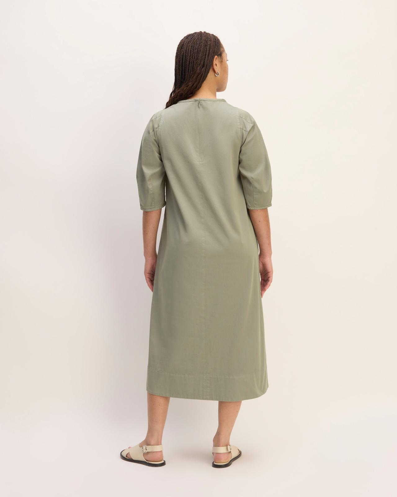 Womens Short-Sleeve Puff Midi Dress by Everlane Product Image