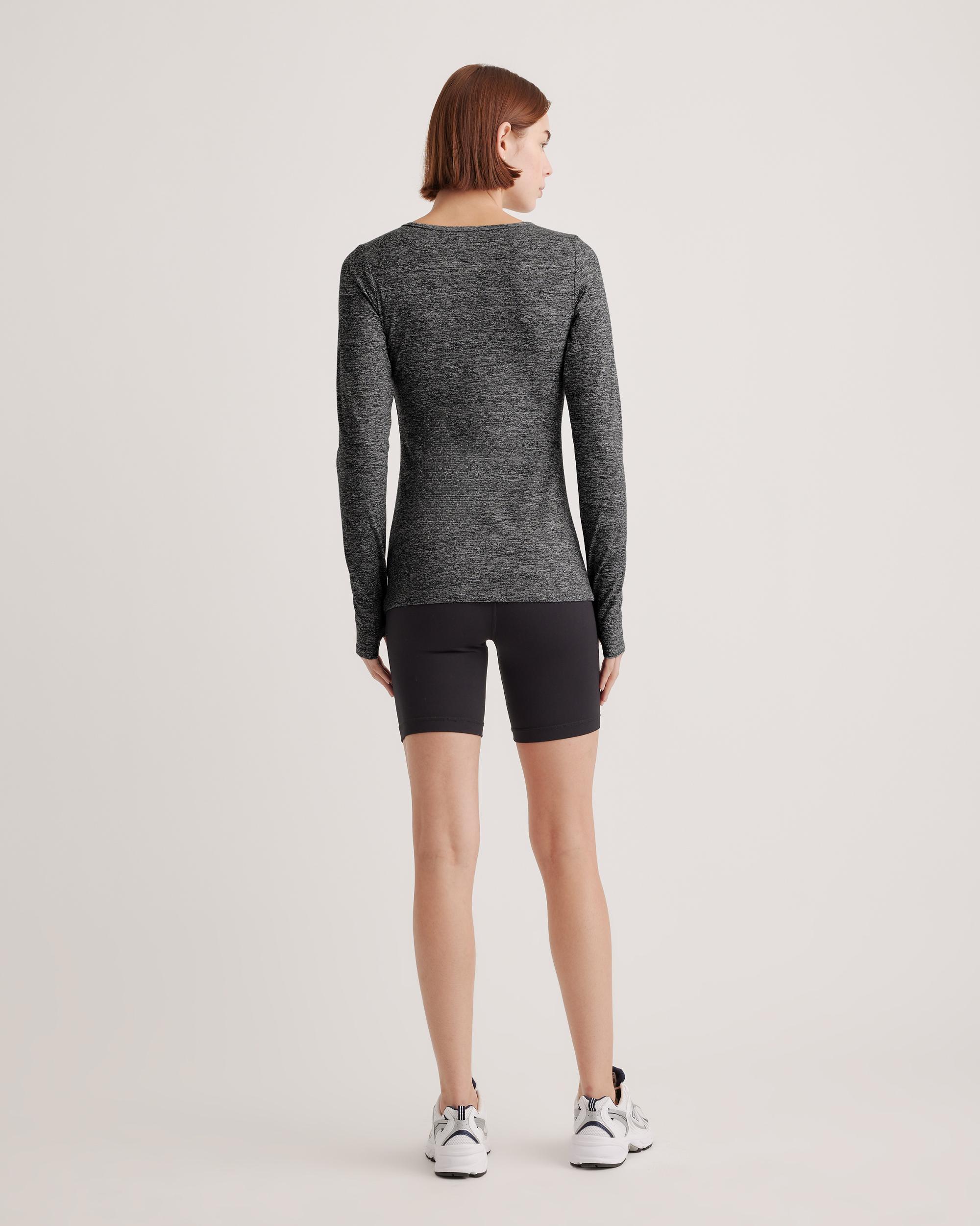 Quince | Women's Ultra-Soft Fitted Long Sleeve Top Size XL, Polyester Product Image