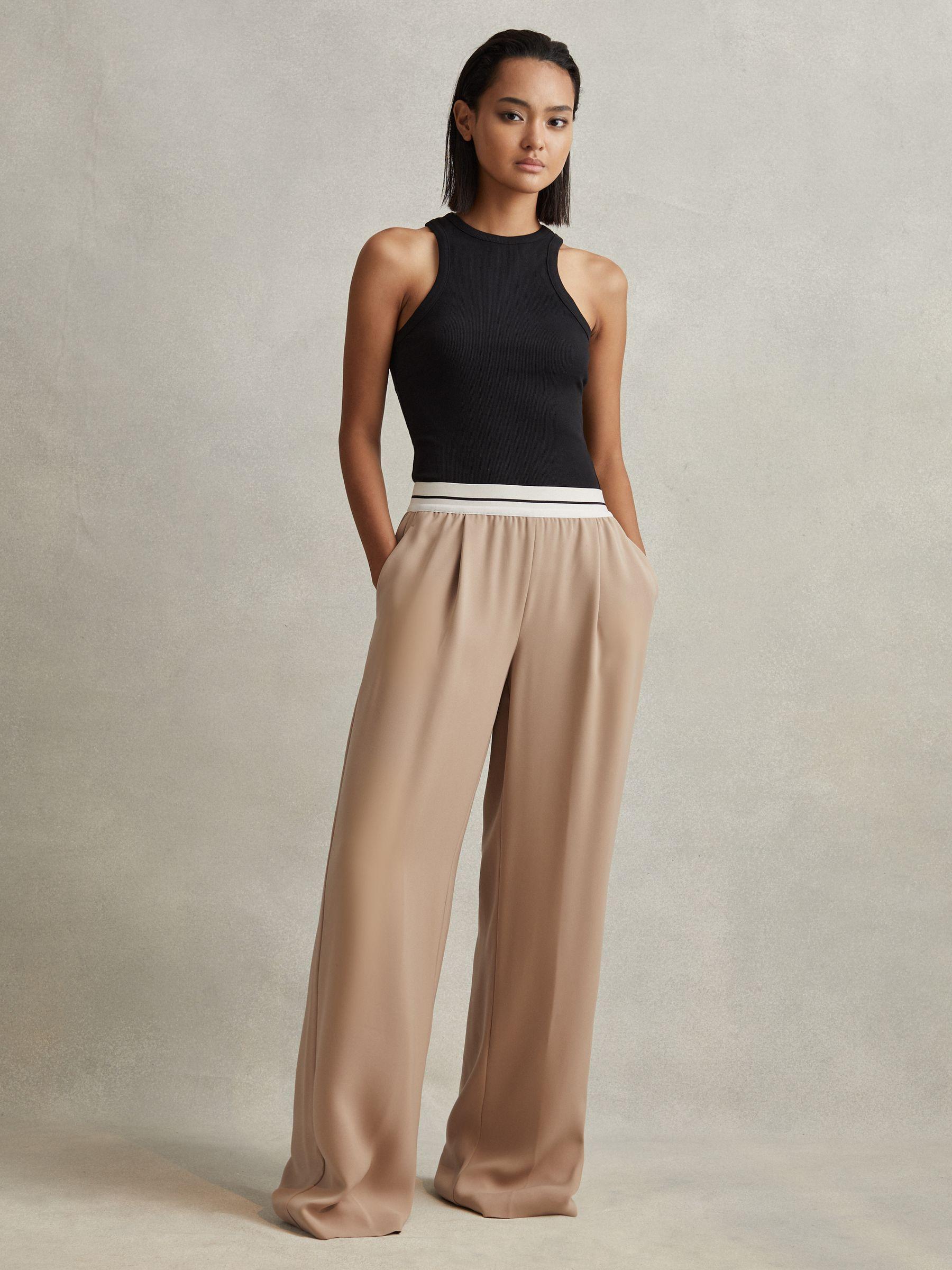 Abigail Stone Wide Leg Elasticated Trousers Product Image