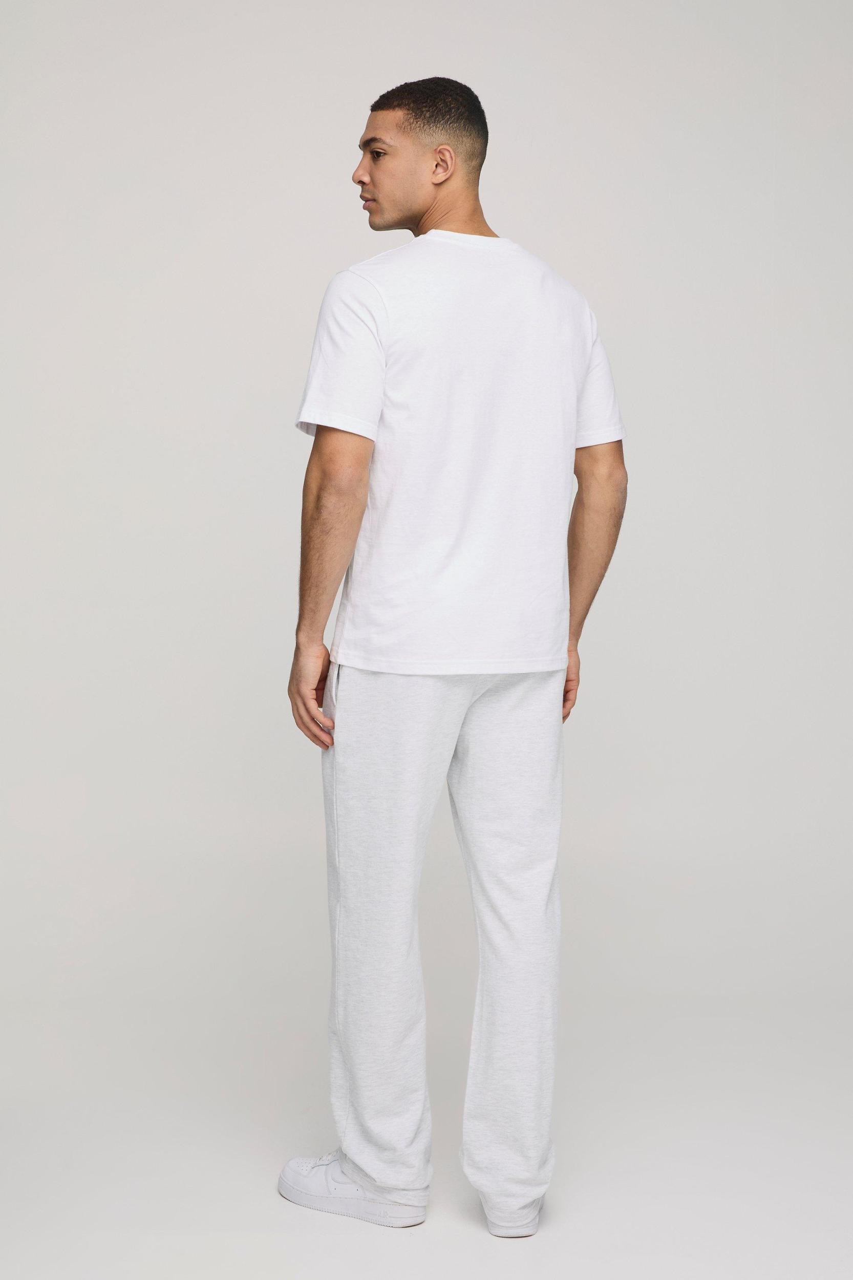 Basic Regular Fit Crew Neck T-shirt | boohooMAN USA Product Image