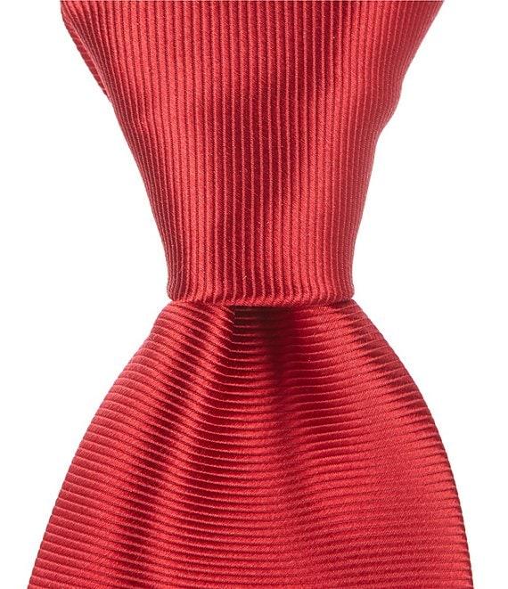 Cremieux Big & Tall Tulle Solid Traditional 3 1/4#double; Woven Silk Tie Product Image