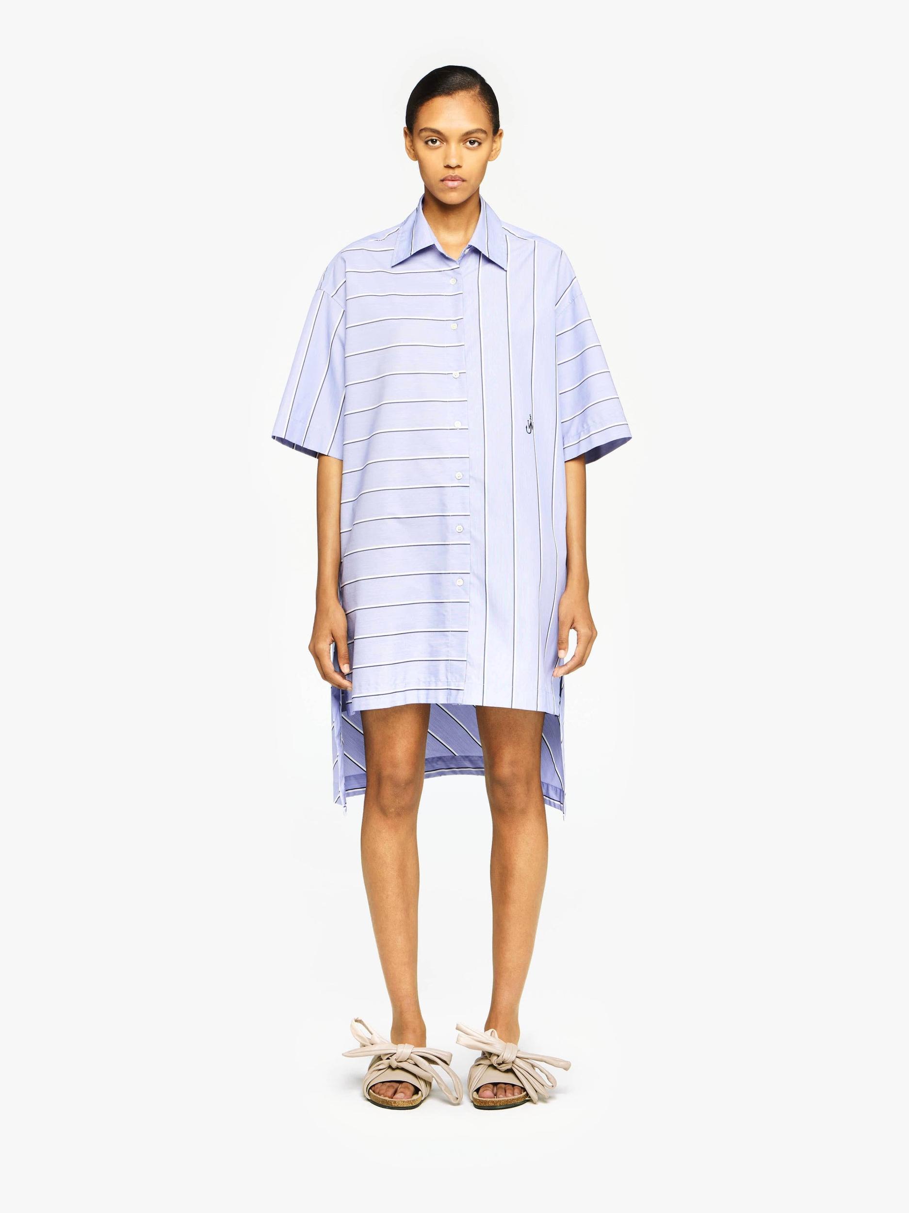 STEPPED HEM SHIRT DRESS Product Image