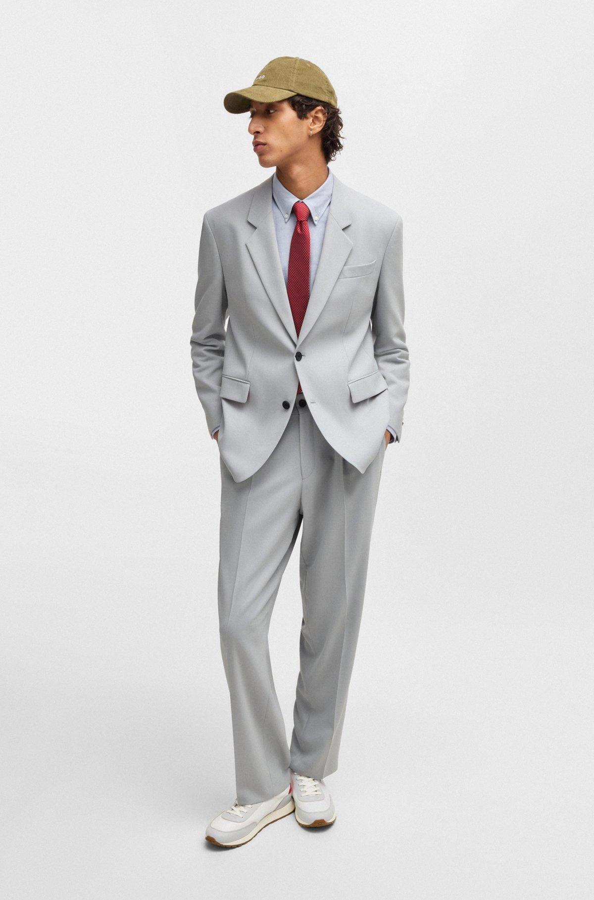 Modern-fit jacket in stretch twill with full lining Product Image