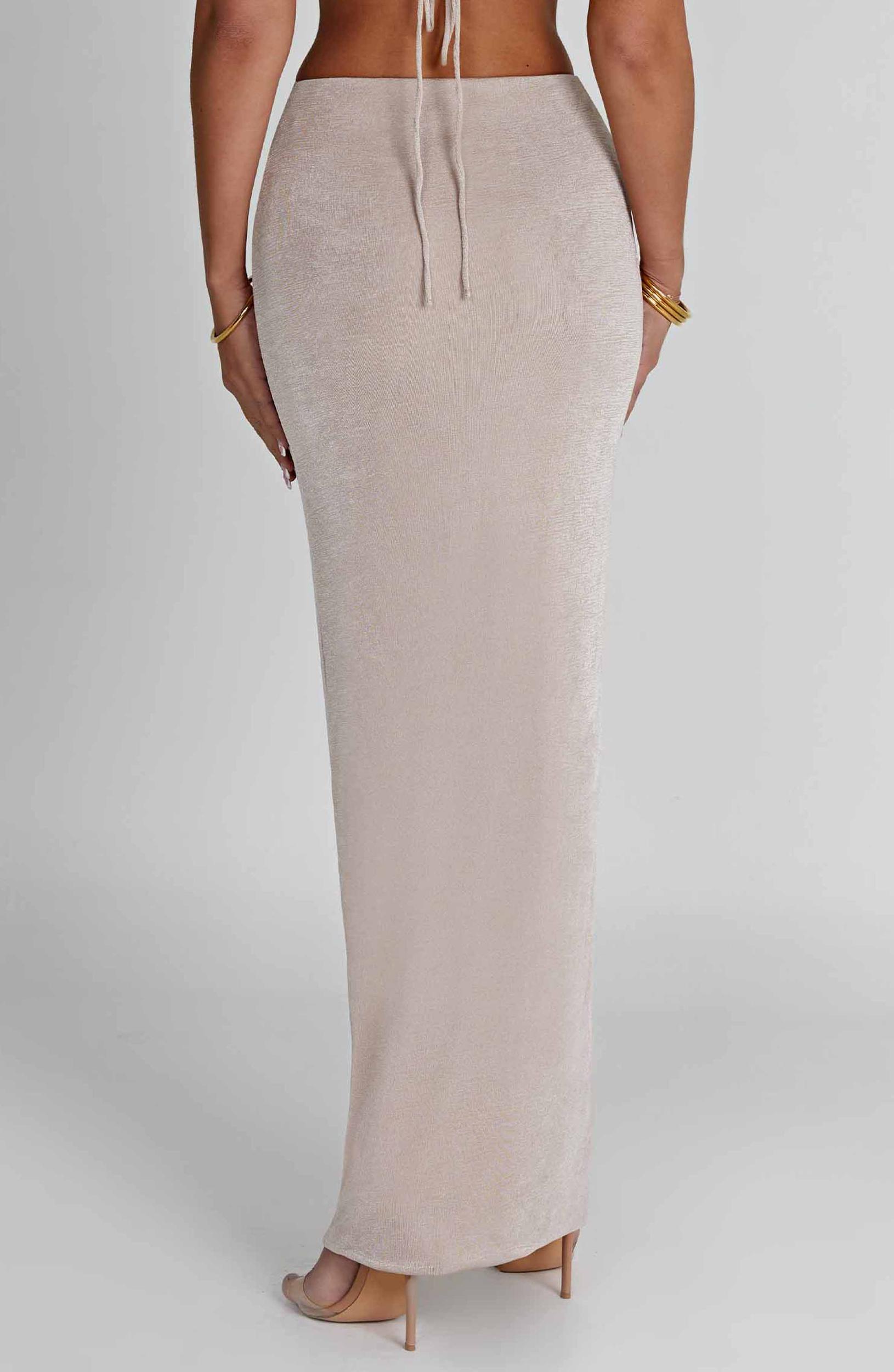 Fifi Maxi Skirt - Champagne Product Image