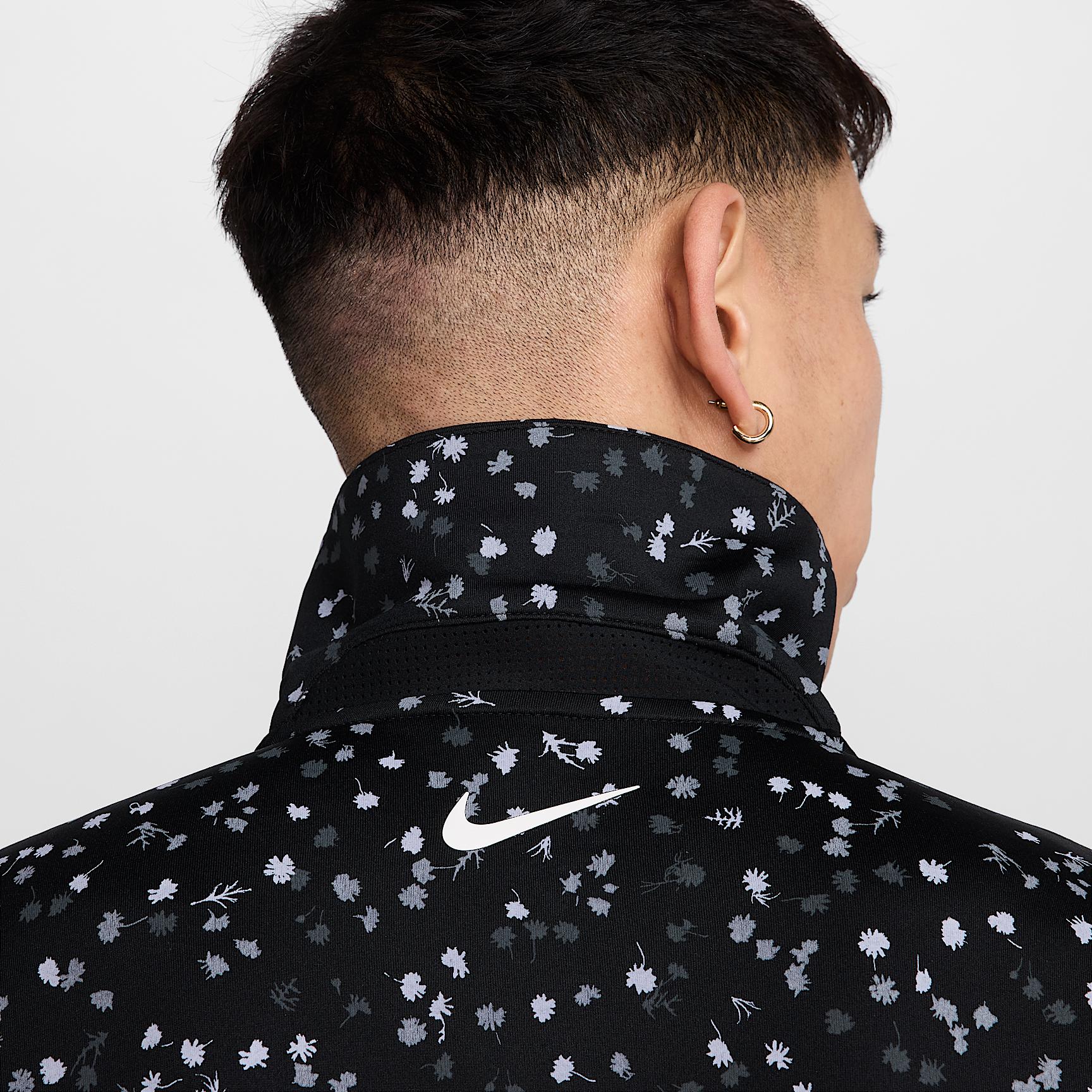 Nike Mens Dri-FIT Tour Floral Golf Polo | DX6089-010 Product Image