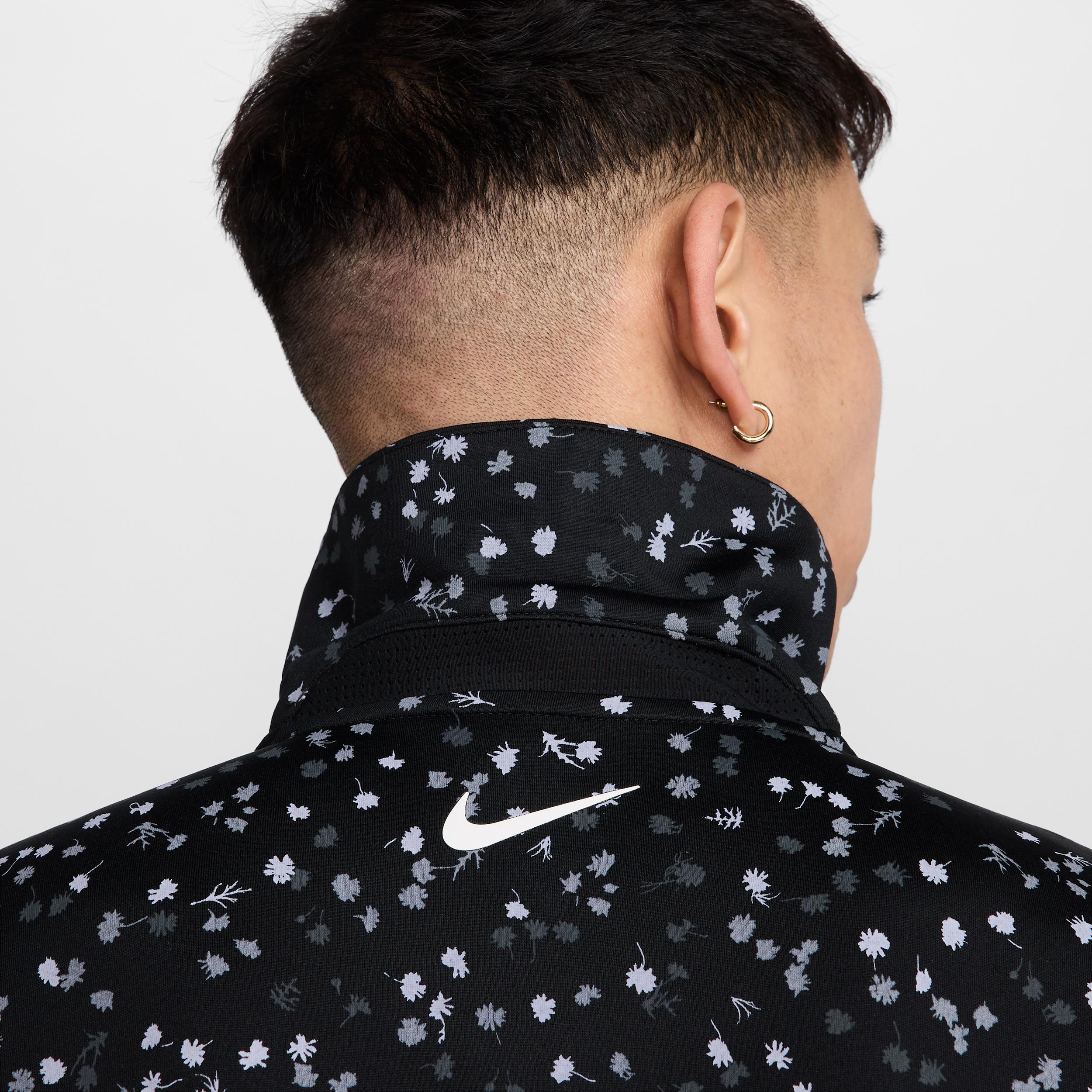 Nike Mens Dri-FIT Tour Floral Golf Polo | DX6089-010 Product Image