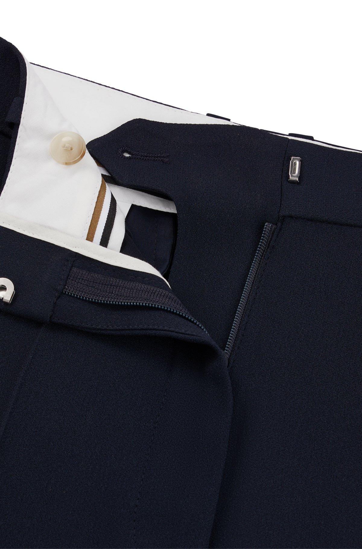 High-waisted relaxed-fit trousers with wide leg Product Image