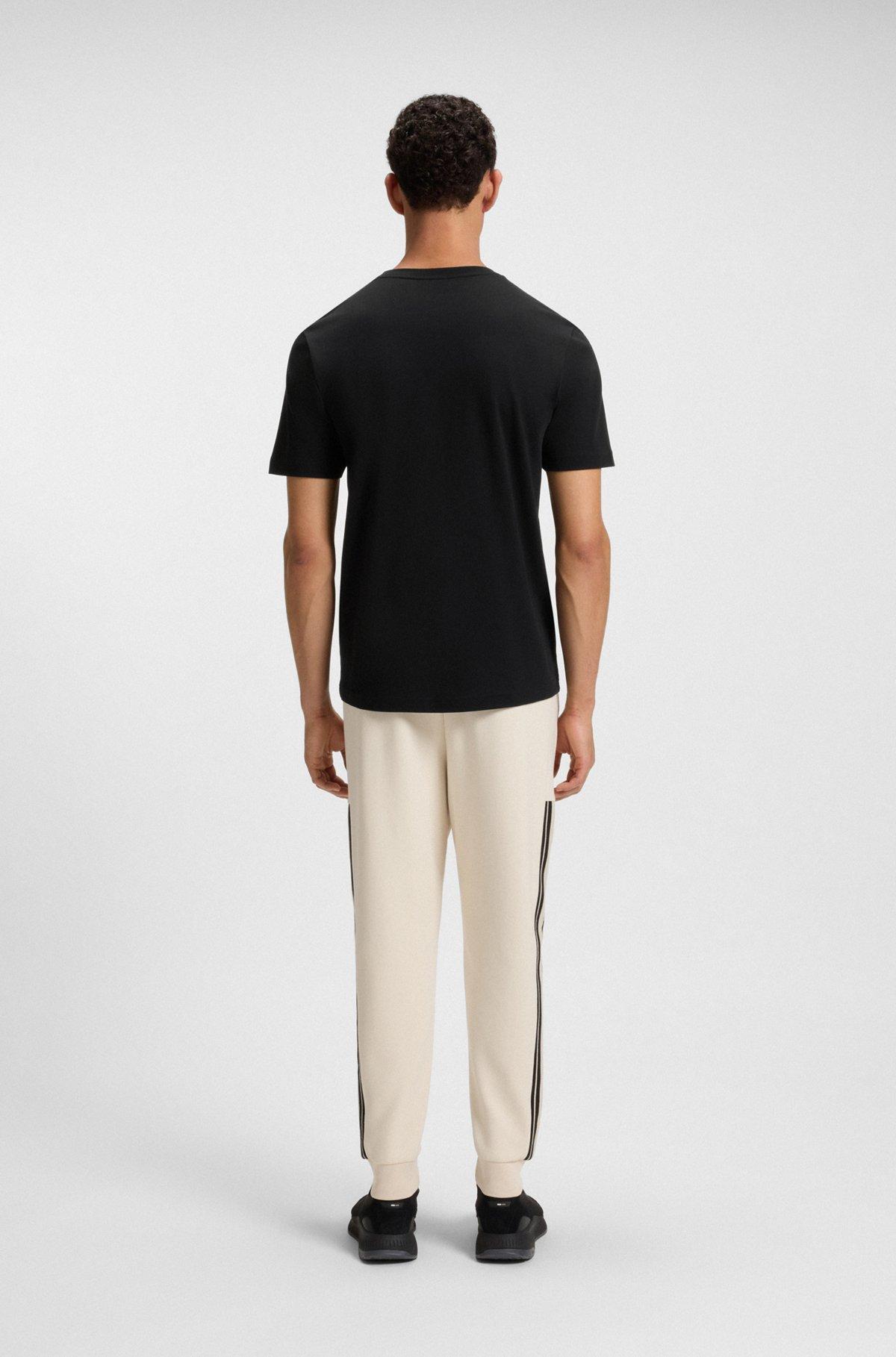 Pima-cotton T-shirt with gloss logo Product Image