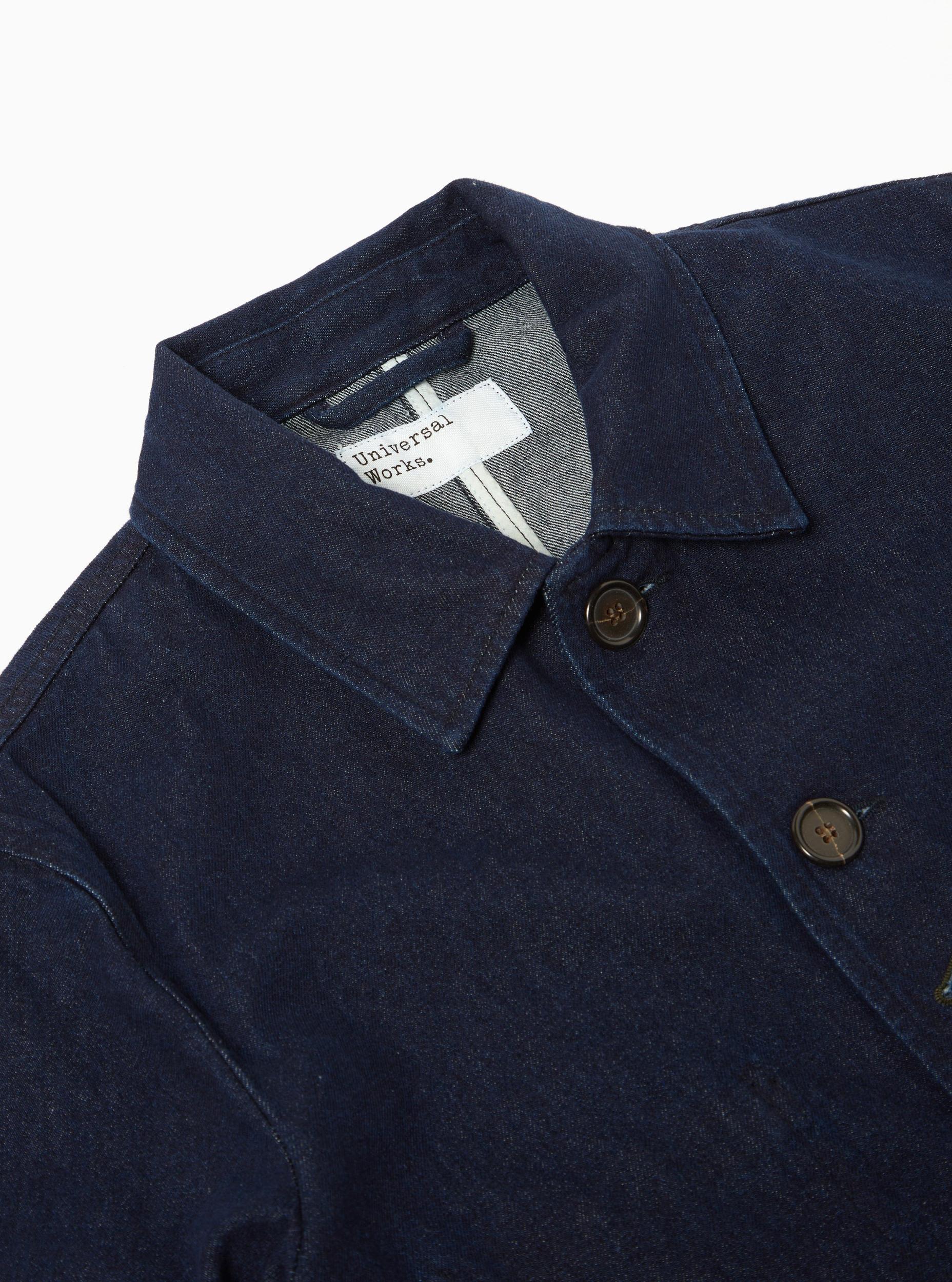 Universal Works Bakers Jacket in 11oz Indigo Denim Product Image