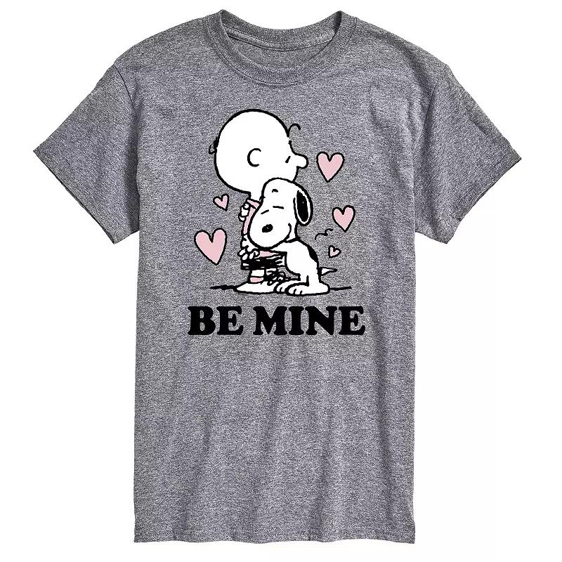 Big & Tall Peanuts Be Mine Tee, Men's,  Product Image