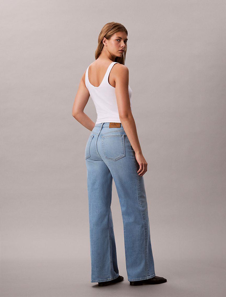 Ultra High Rise Wide Leg Fit Jeans Product Image