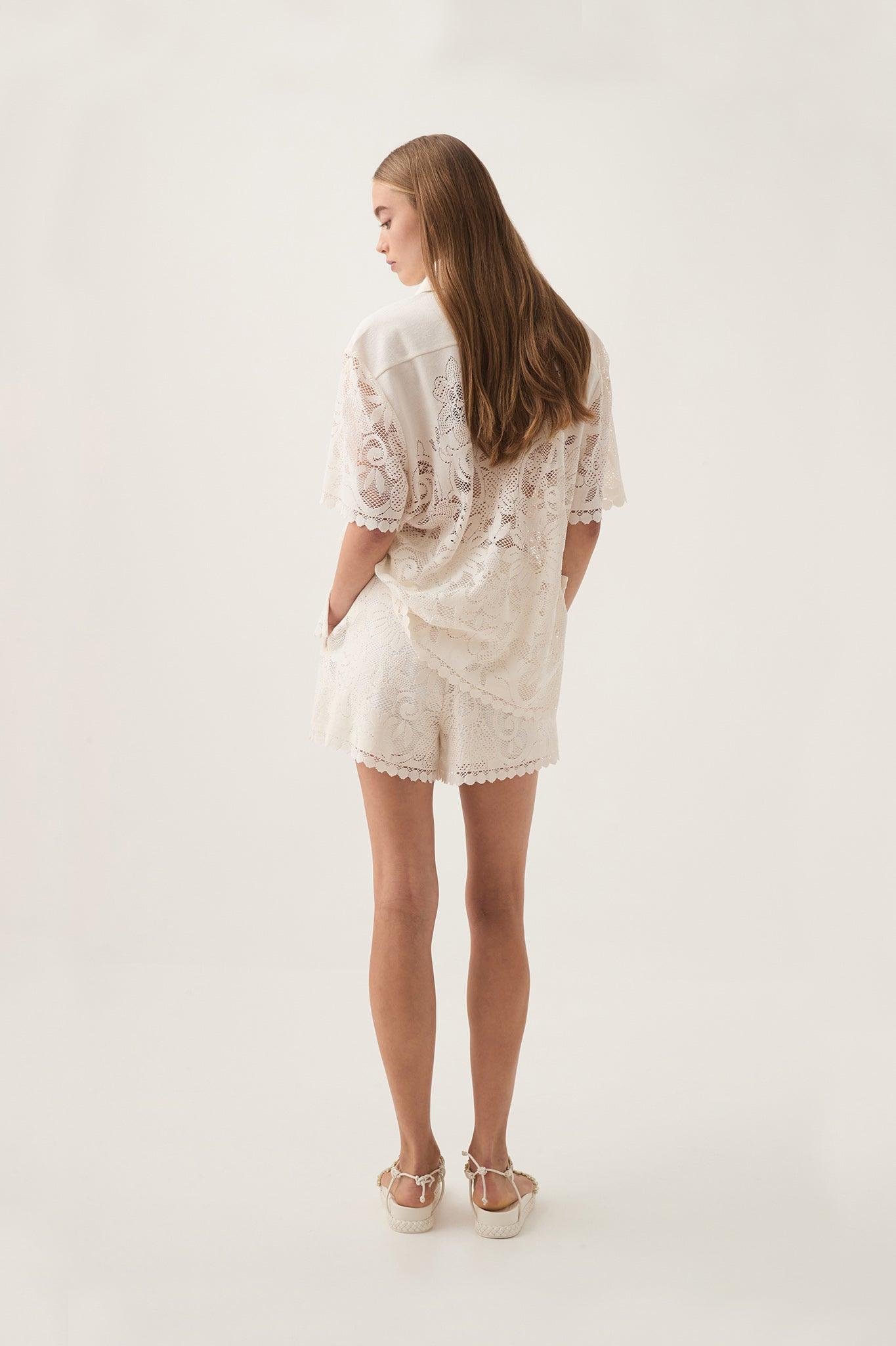 Muses Lace Oversize Shirt Product Image