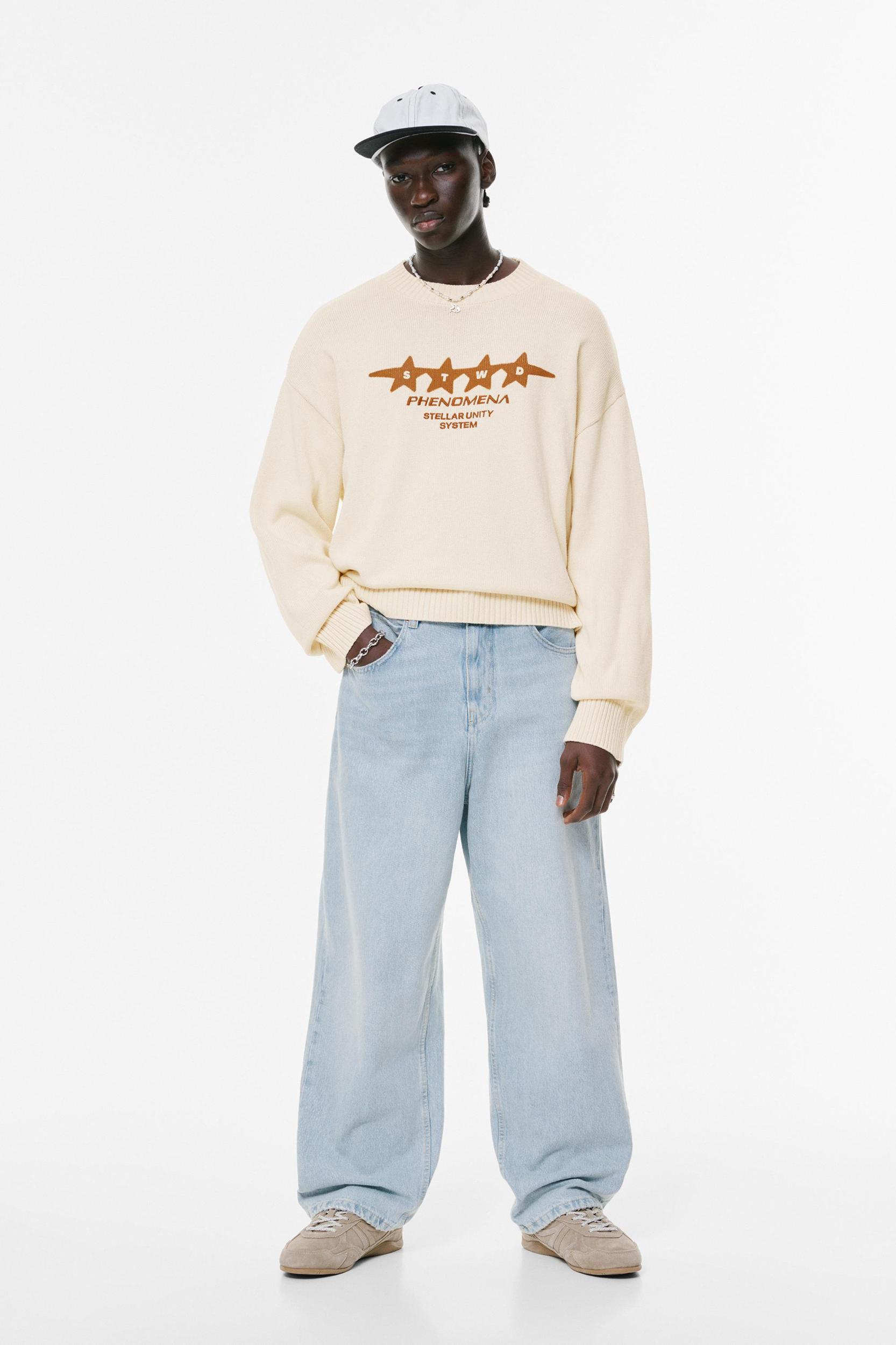Text graphic jumper Product Image