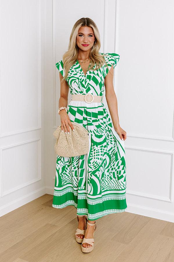 Barcelona Cruise Midi in Green Product Image