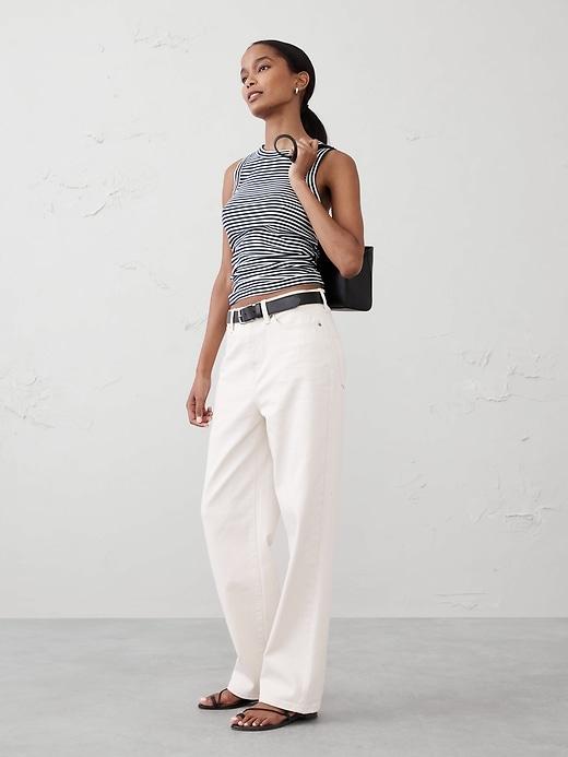 Ribbed Racer Tank Product Image