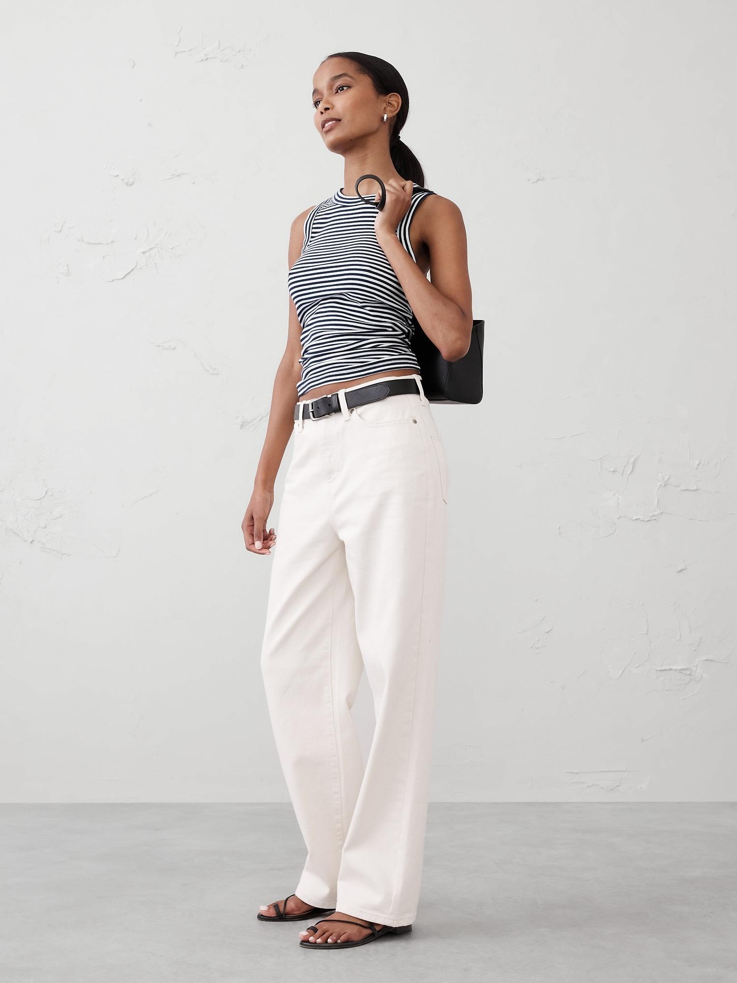 Ribbed Racer Tank Product Image