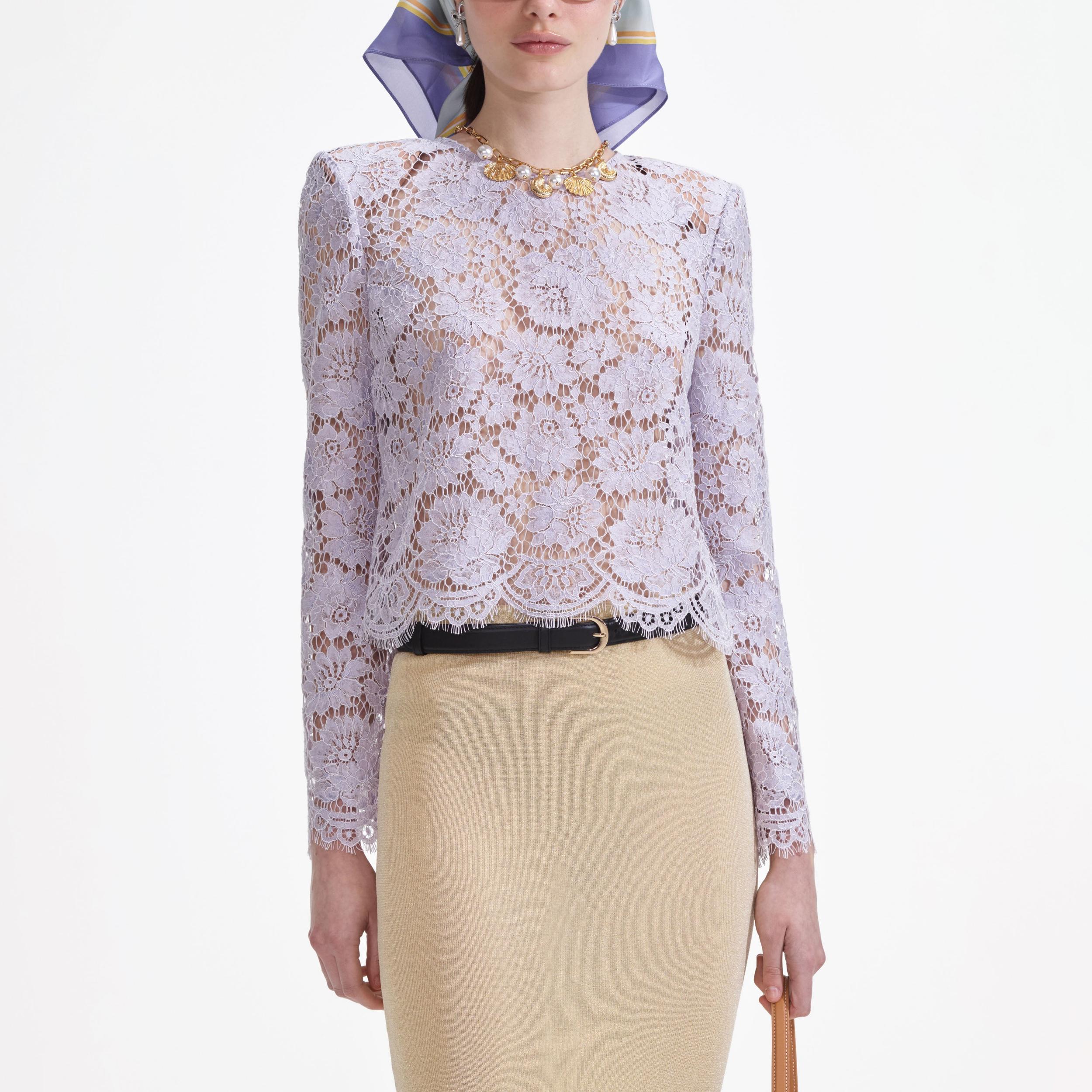 Yellow Viscose Knit Midi Skirt Product Image