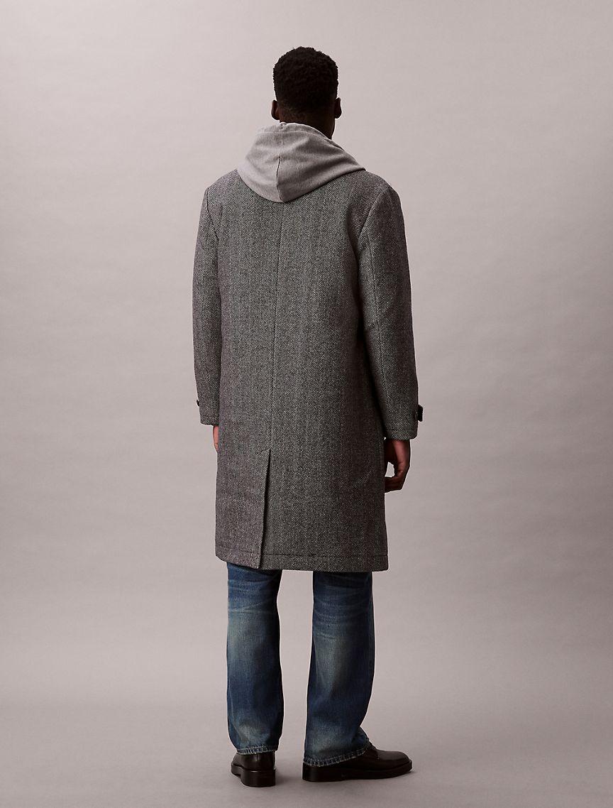 Tech Wool Blend Tailored Coat Product Image