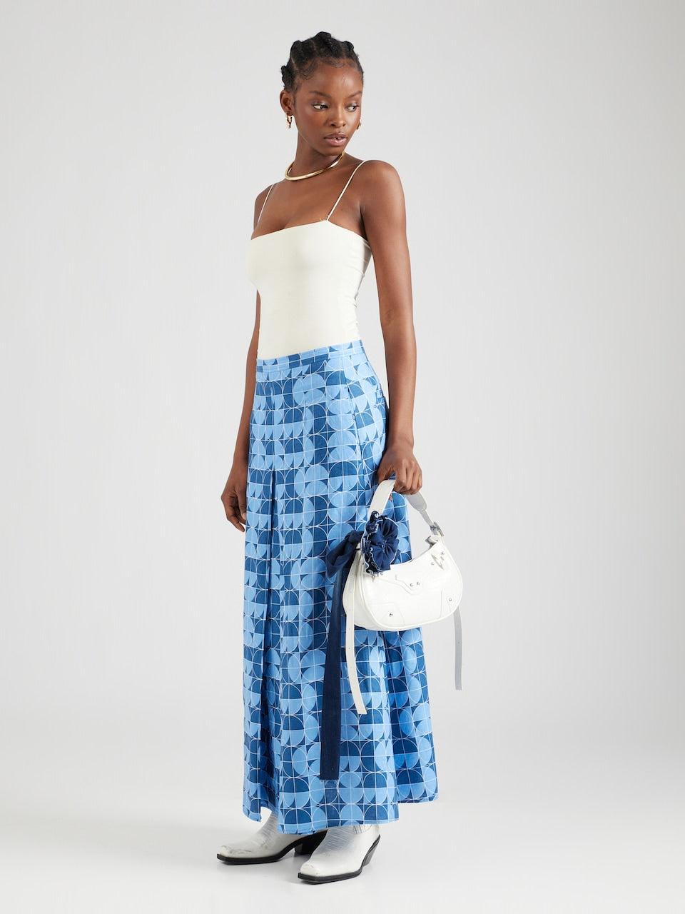 Max Mara Edile Printed Linen Skirt Product Image
