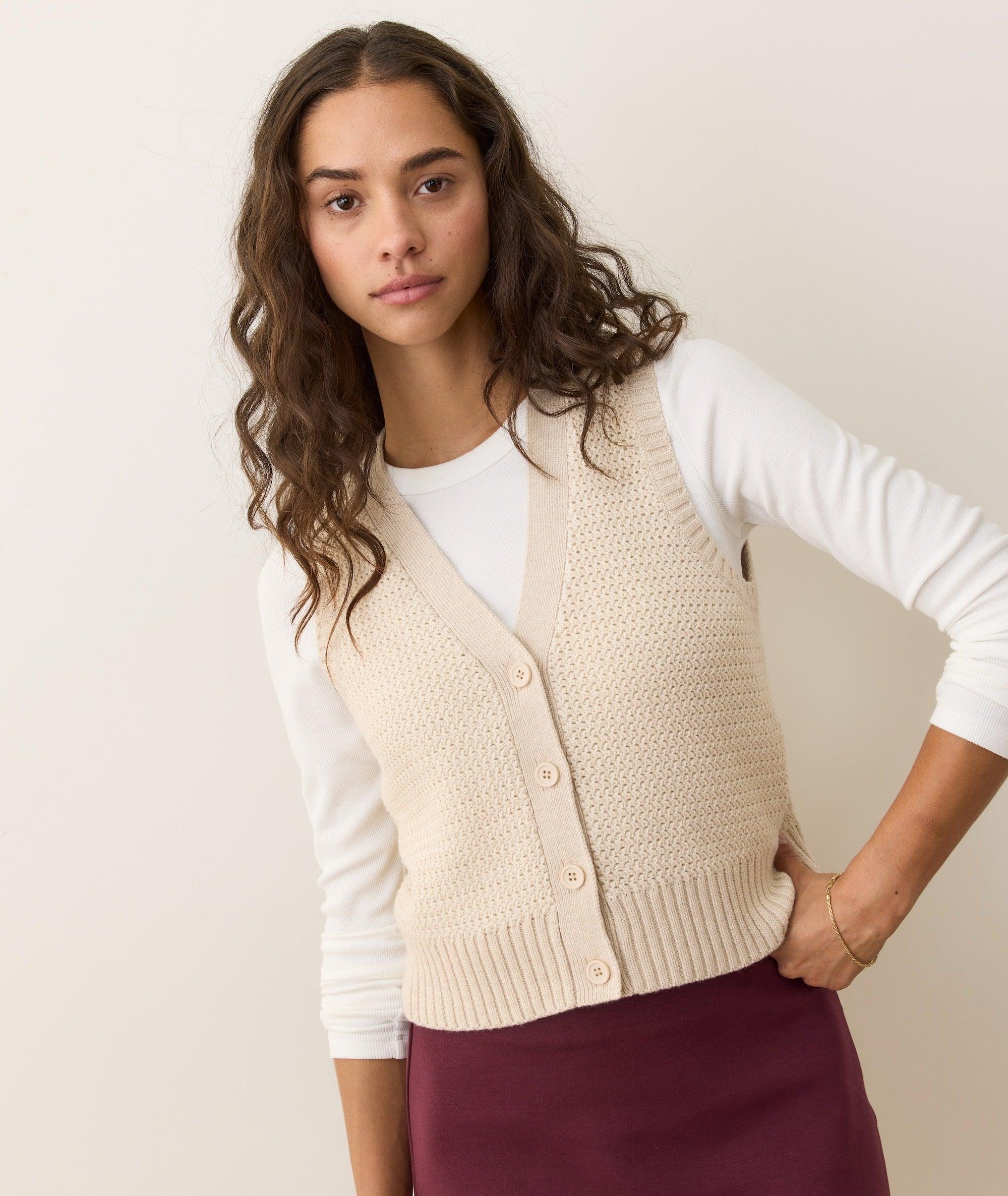 Robin Textured Sweater Vest Product Image