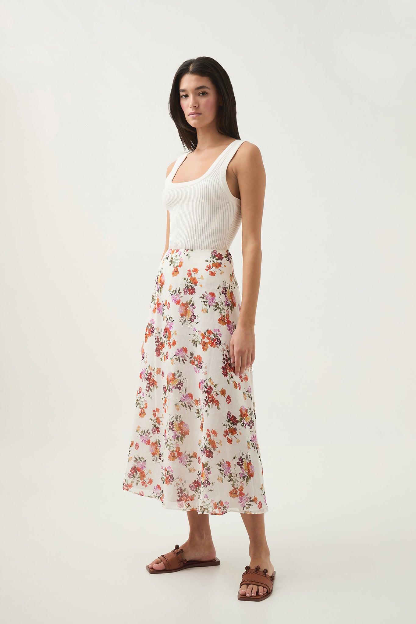 Cyma Circular Midi Skirt Product Image
