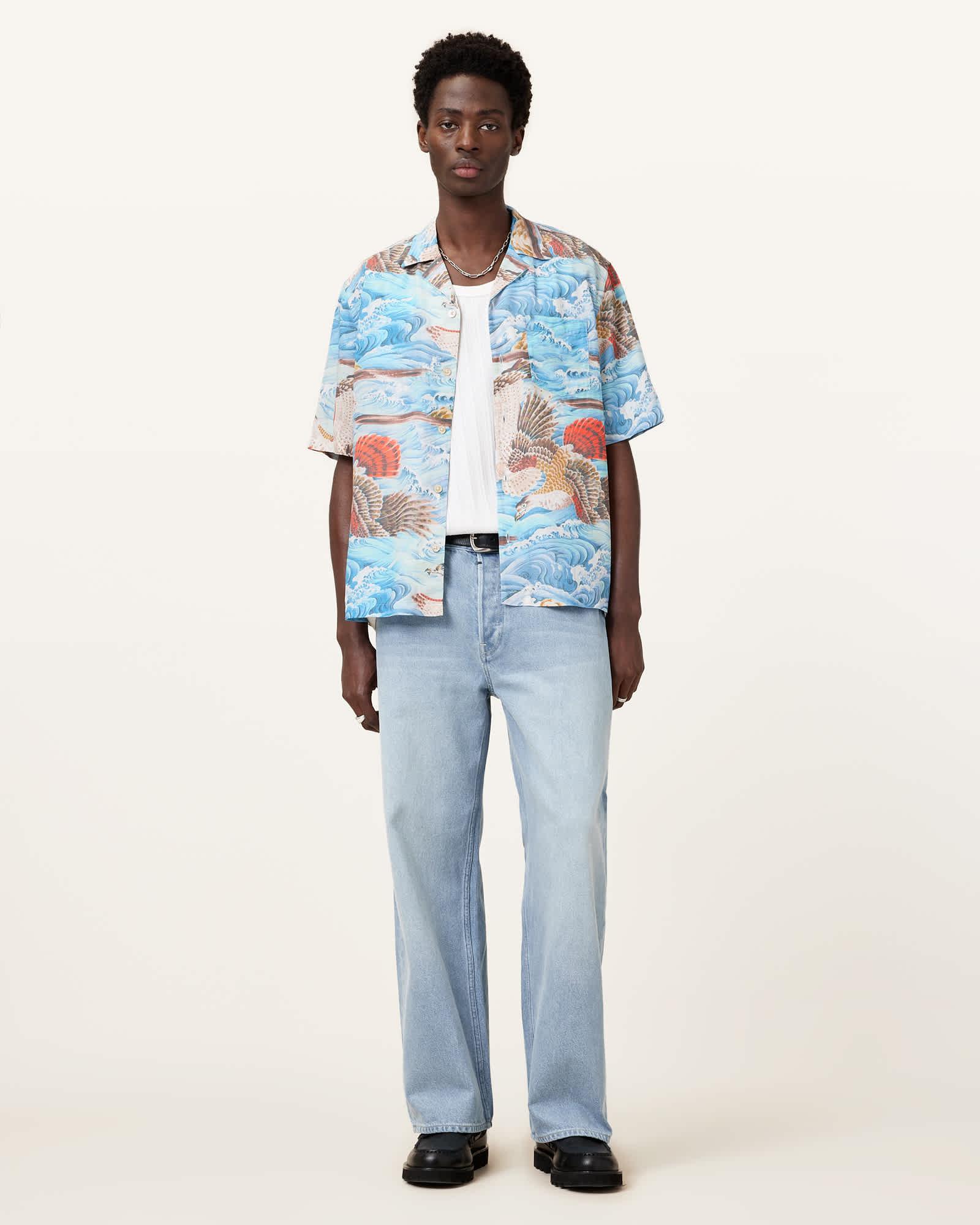 Corsican Relaxed Fit Hawaiian Shirt Product Image