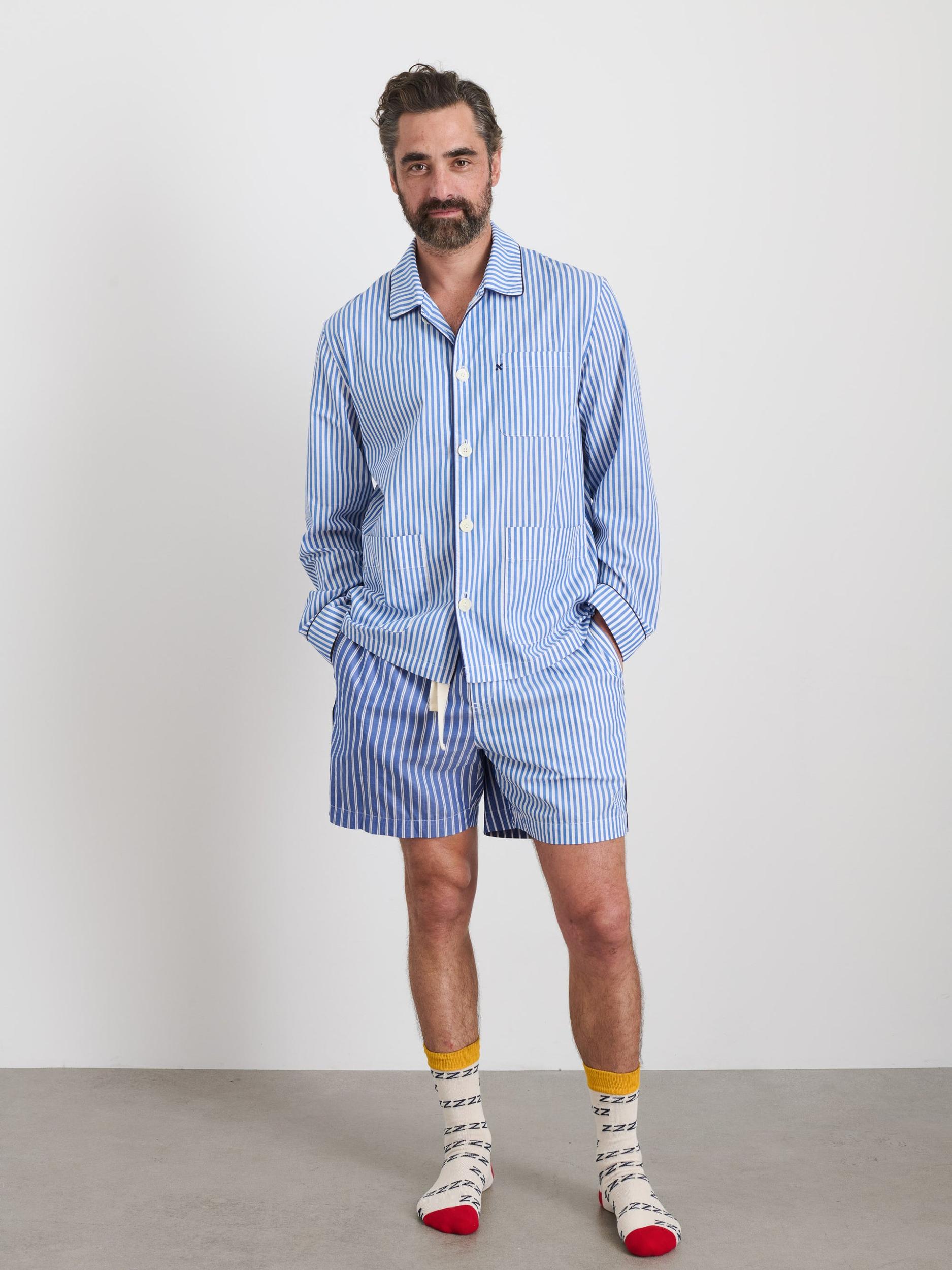 P'Jimmies Sleep Shirt in Stripe Product Image