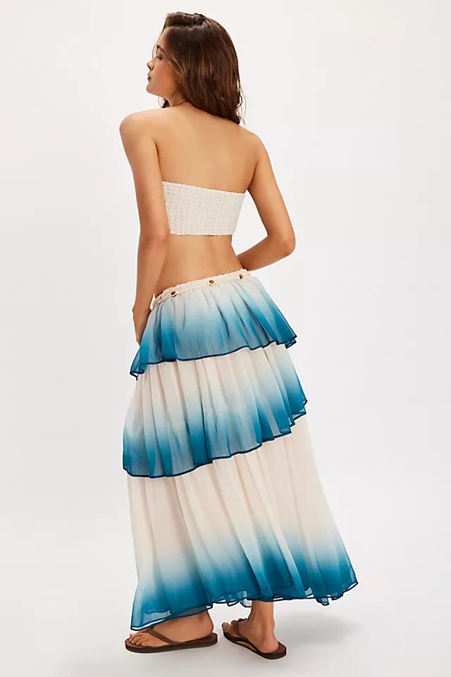 Dip Into The Tiers Maxi Skirt Product Image