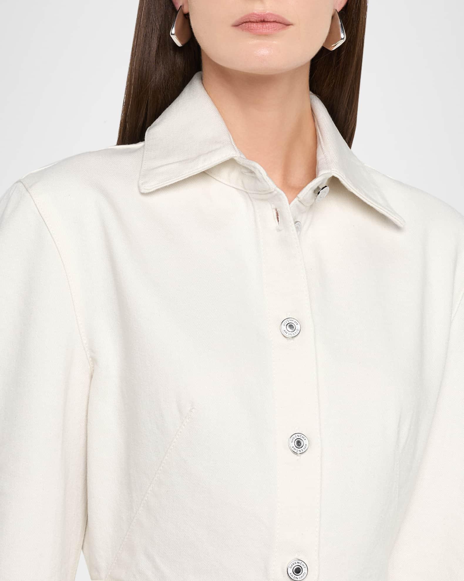 Denim Mini Shirtdress Product Image