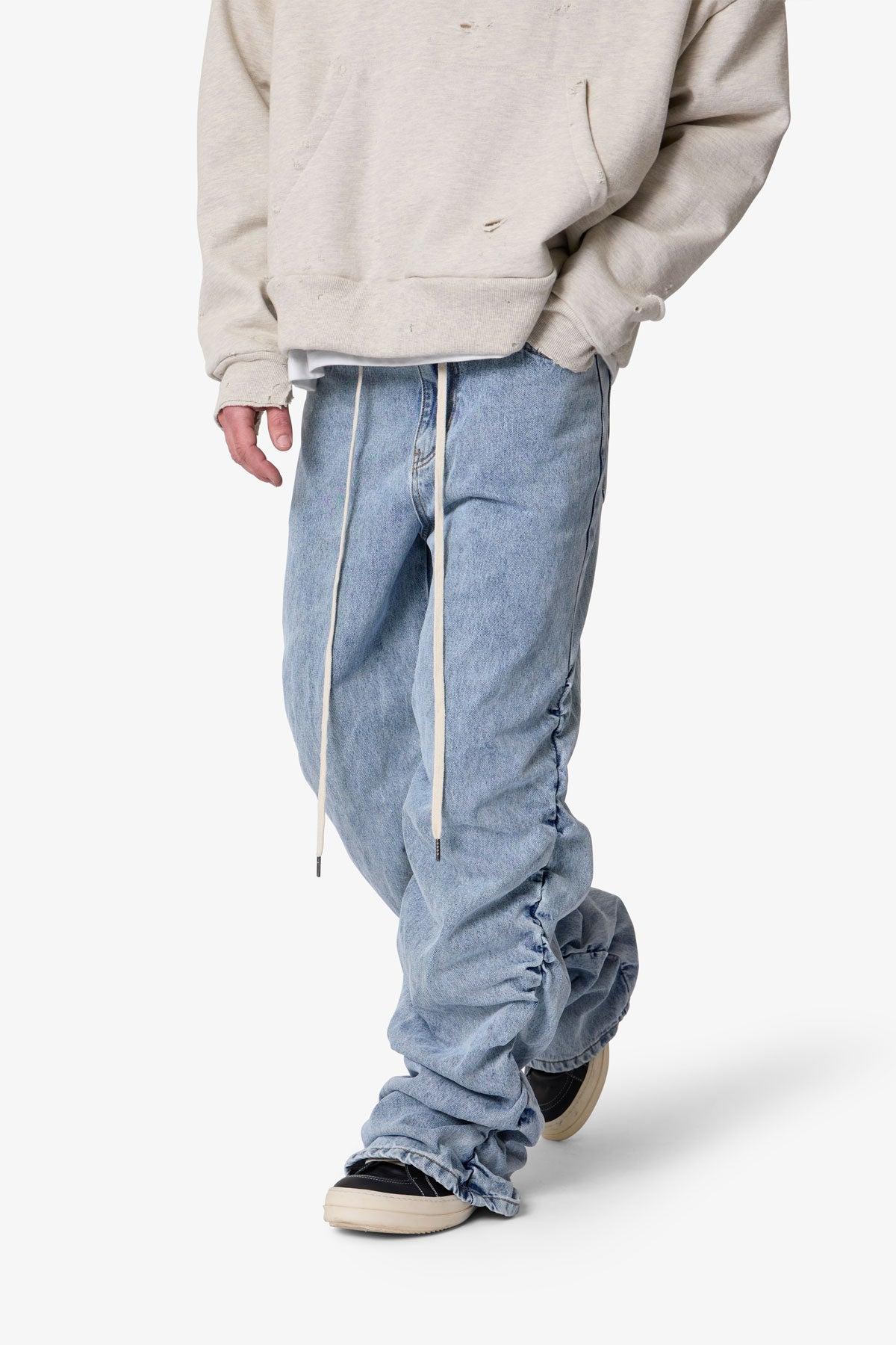 Ruched Denim - Light Blue Product Image